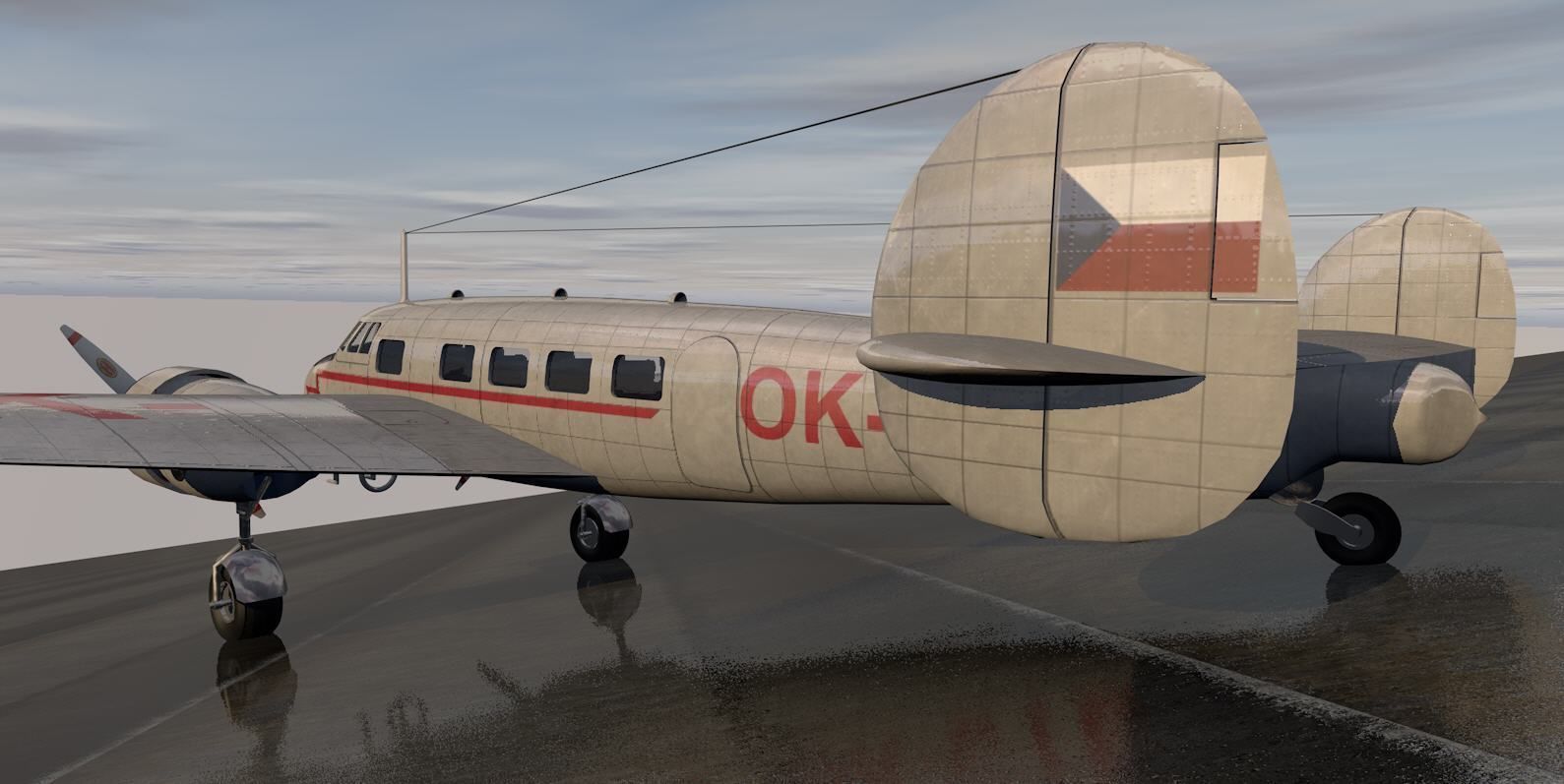 Lockheed L-10 Electra 3D model_10