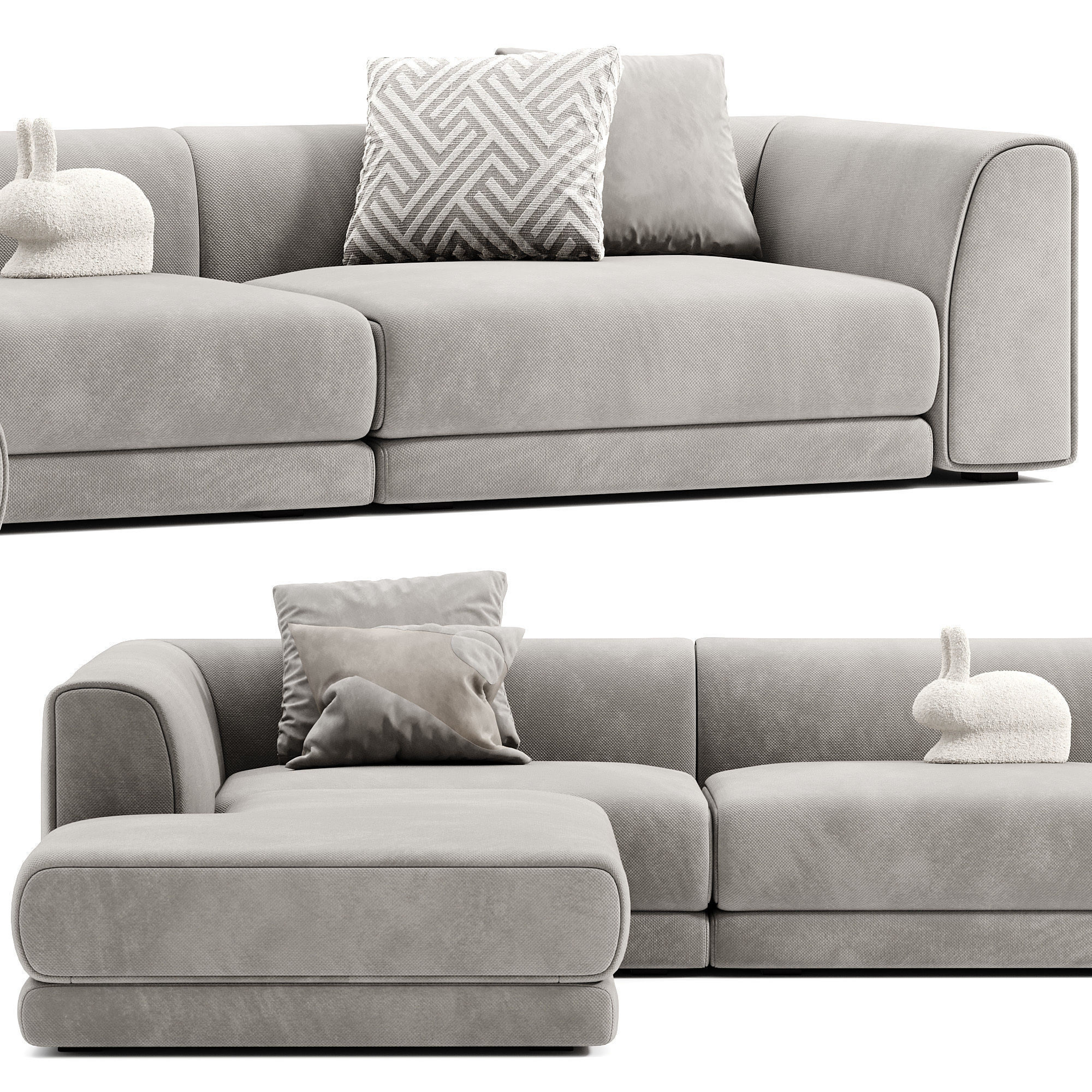 Baxter Rafael Sofa 3D model_1