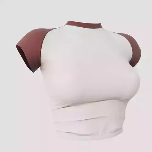 Girl Shirt low poly