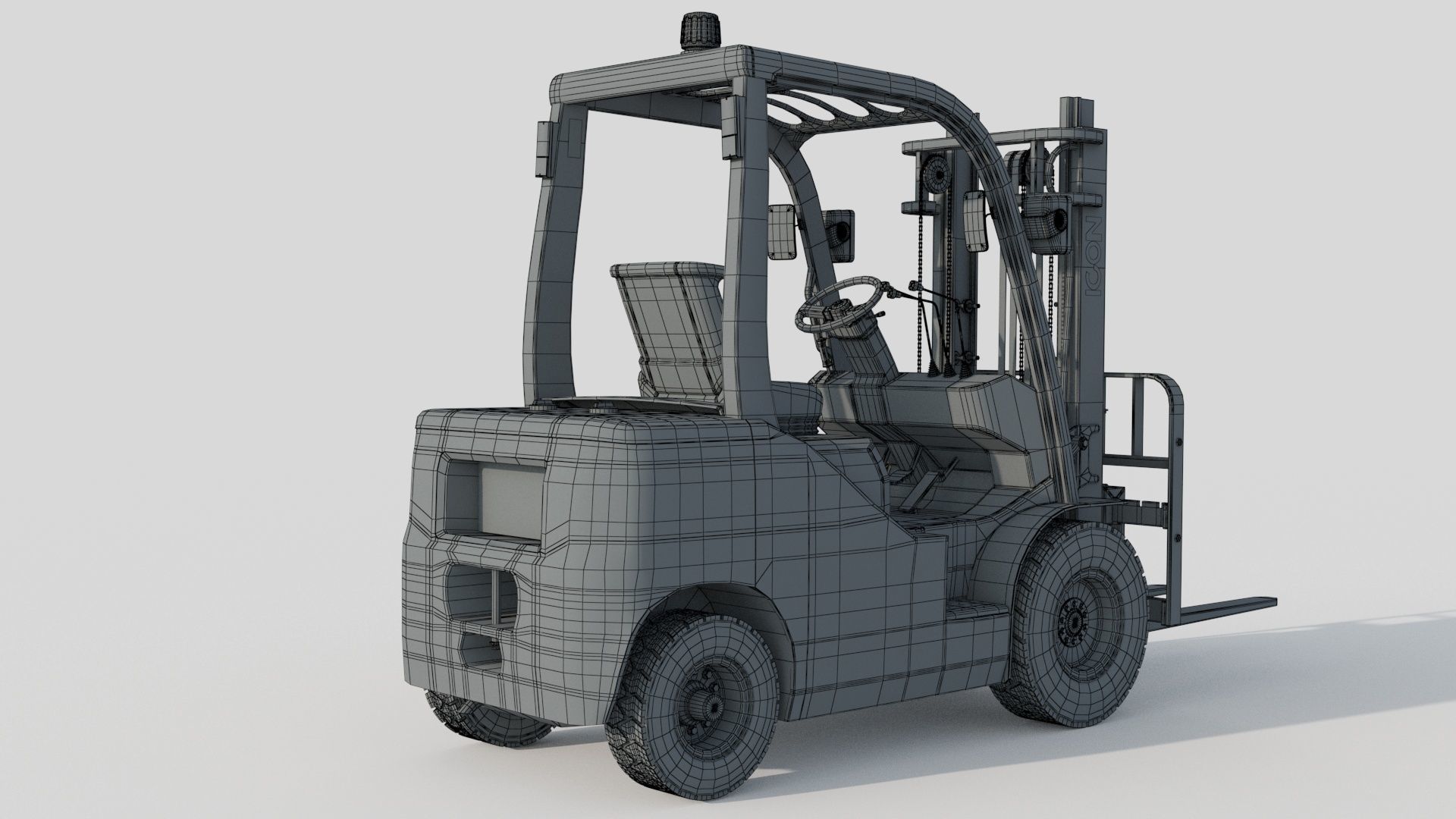 Icon LI-ION CS30E Forklift 3D model_15