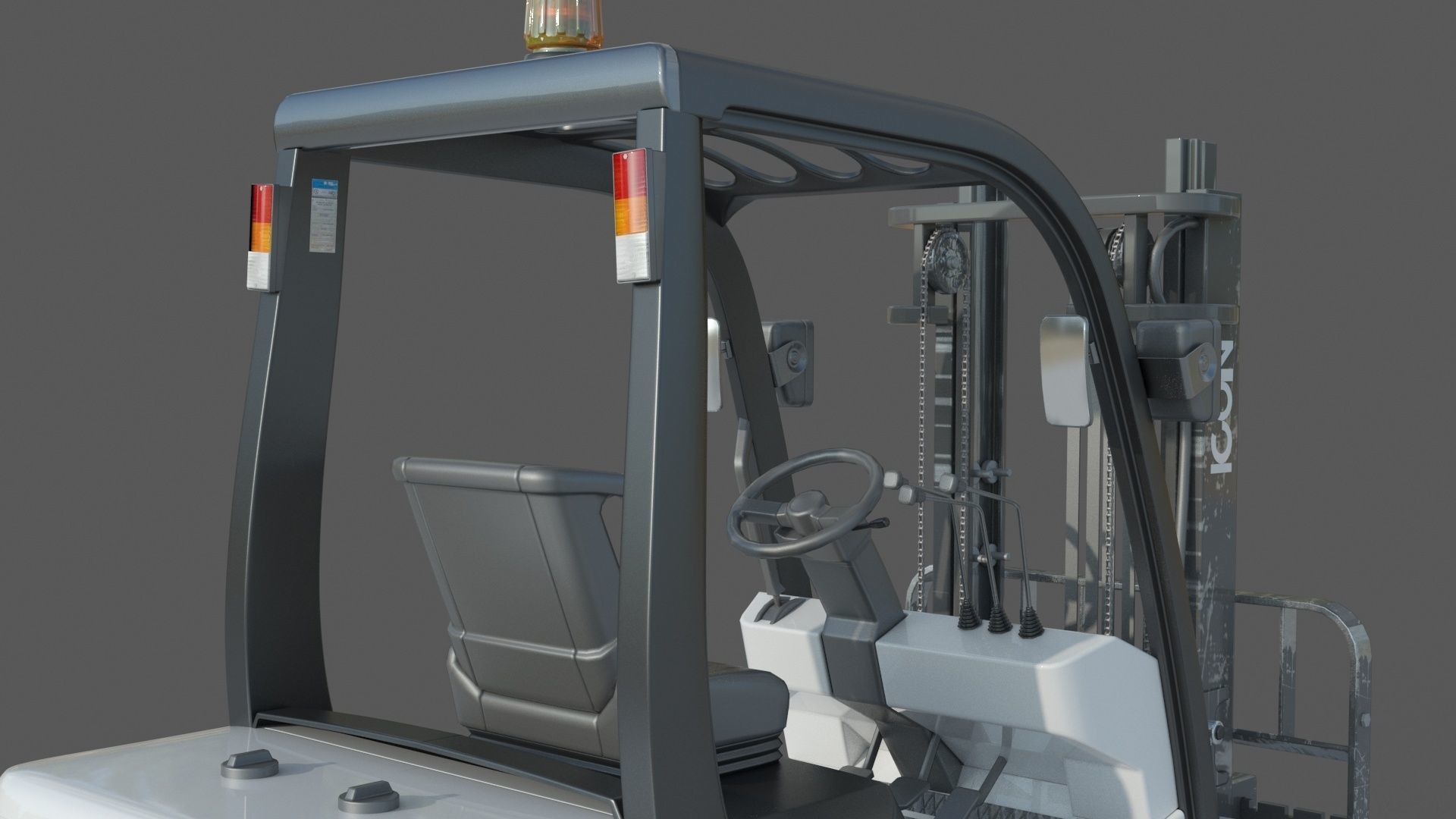 Icon LI-ION CS30E Forklift 3D model_7