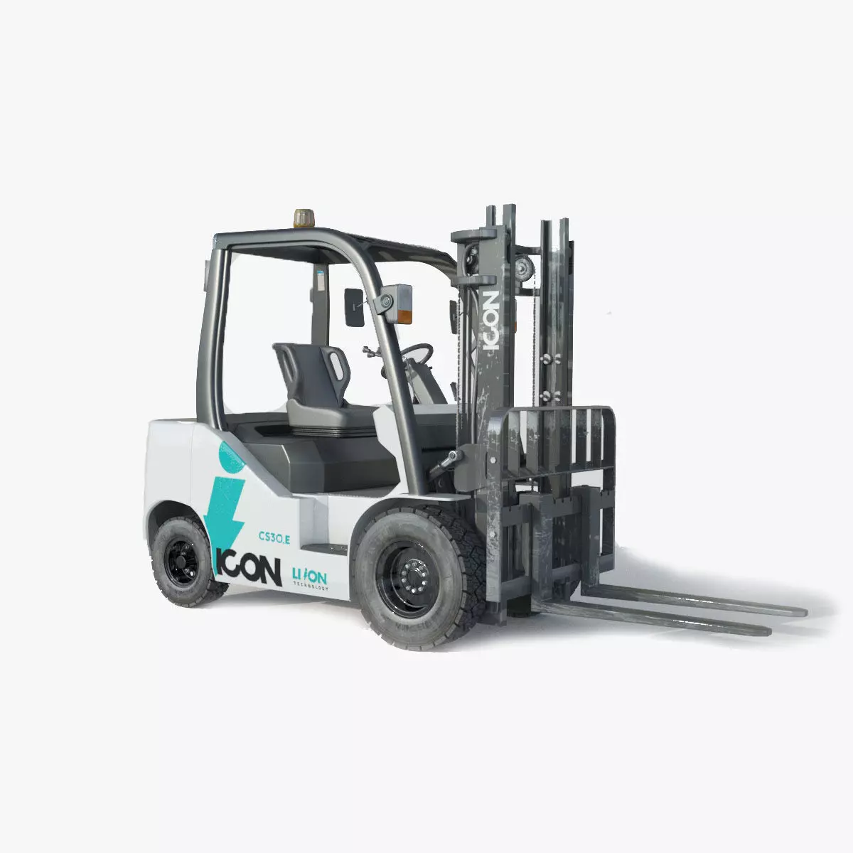 Icon LI-ION CS30E Forklift 3D model_0