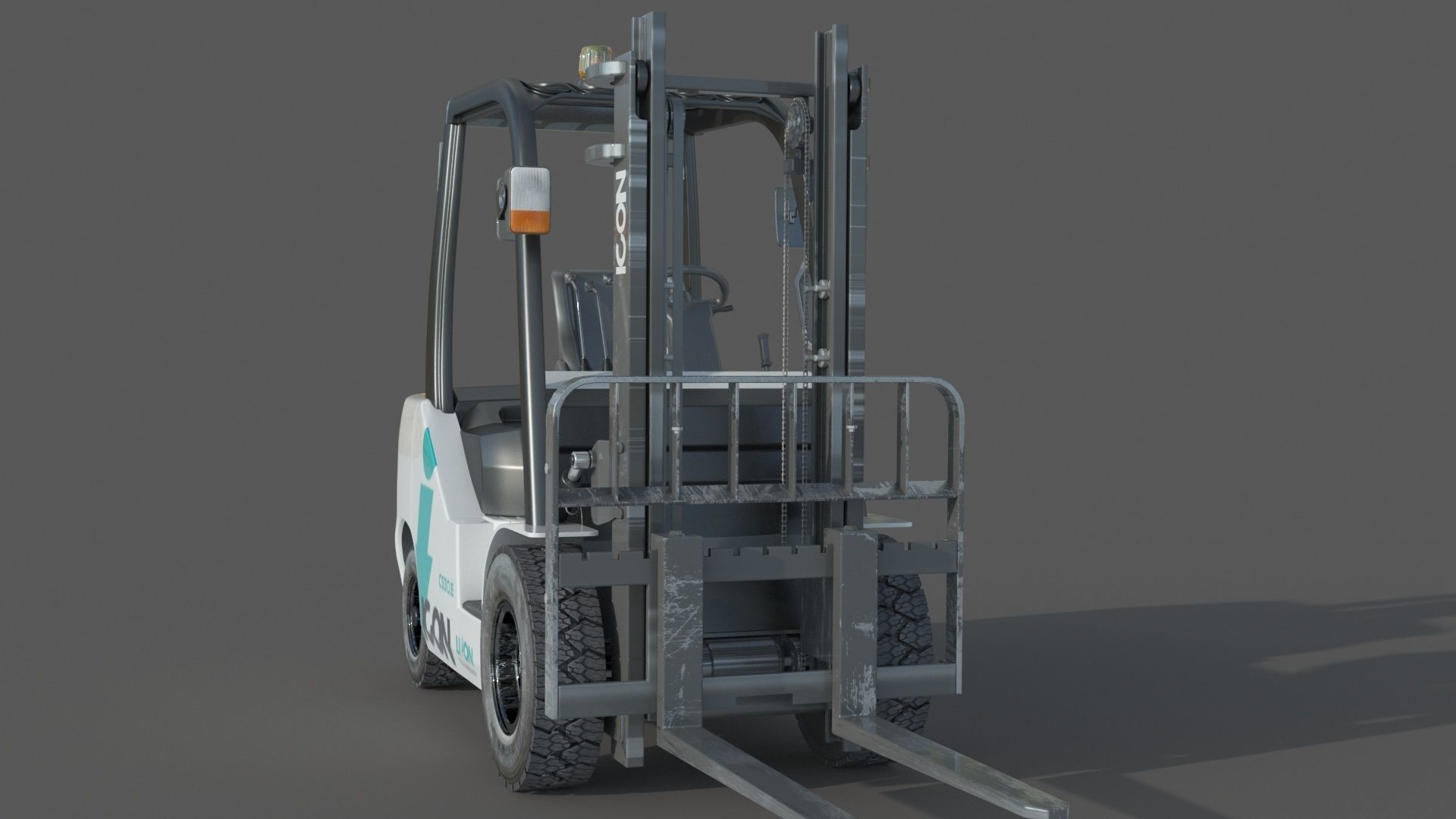 Icon LI-ION CS30E Forklift 3D model_3