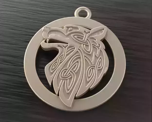 wolf pendant