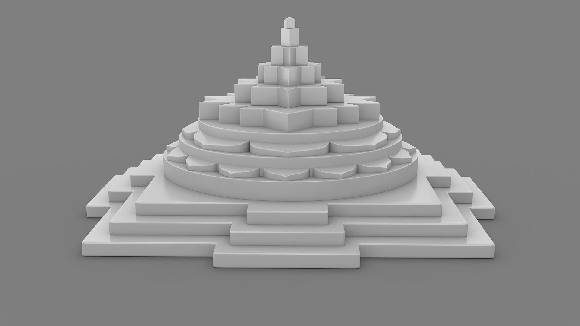 Shanti Yantra 3D print model_1