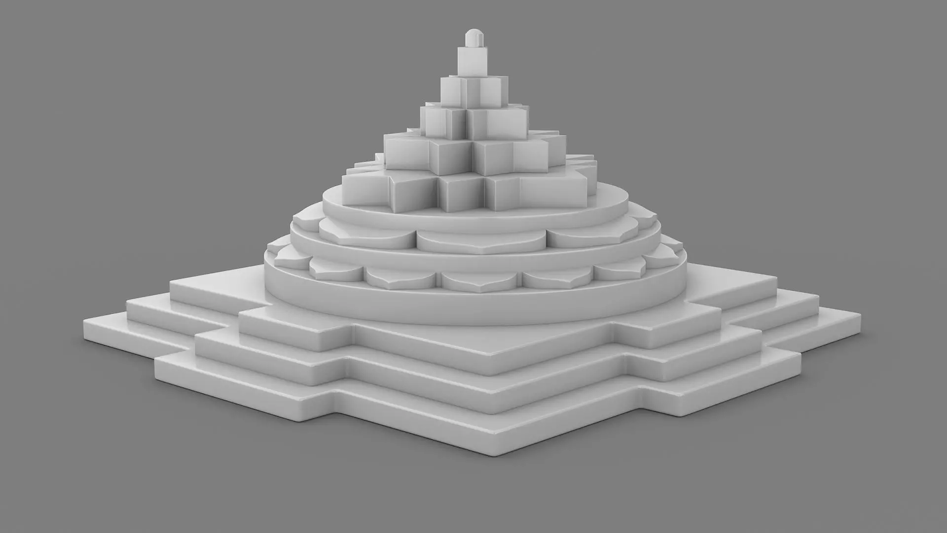 Shanti Yantra 3D print model_0