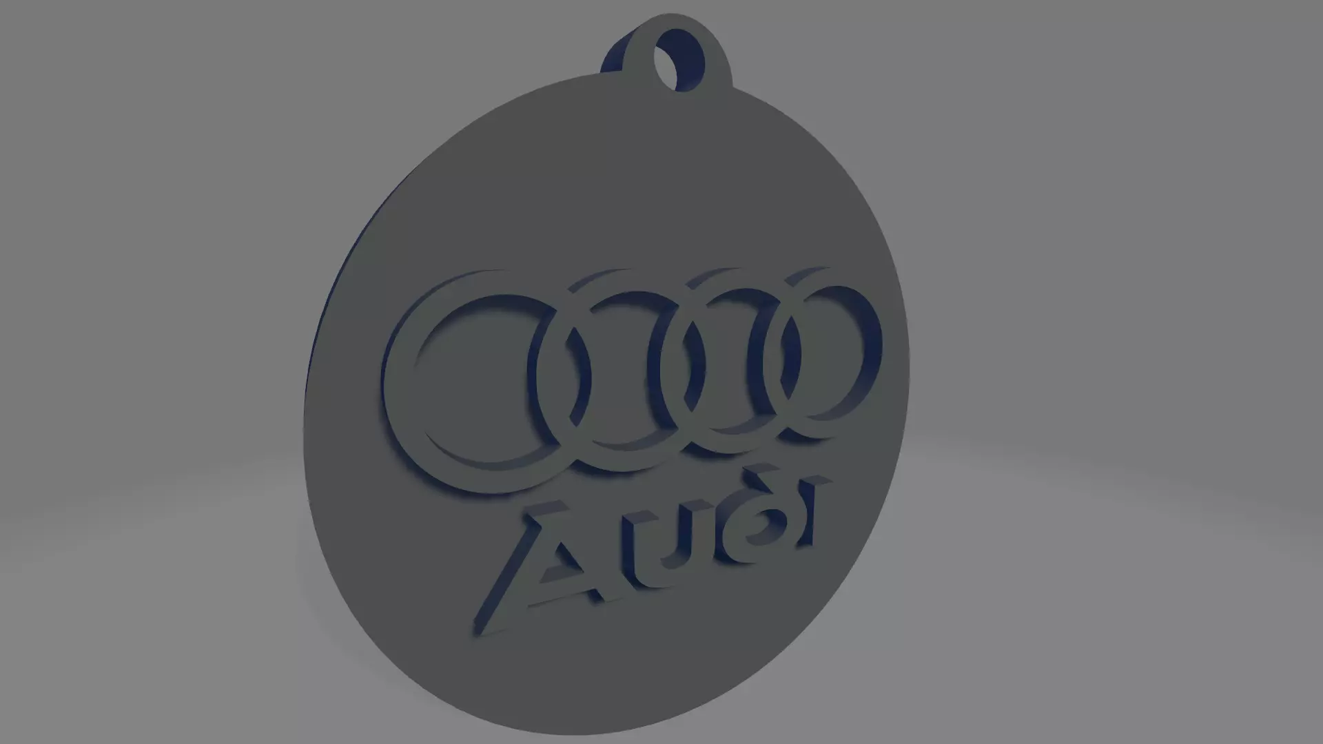 Audi Keychain 3D print model