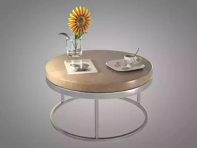 Coffee Table Low-poly 3D model