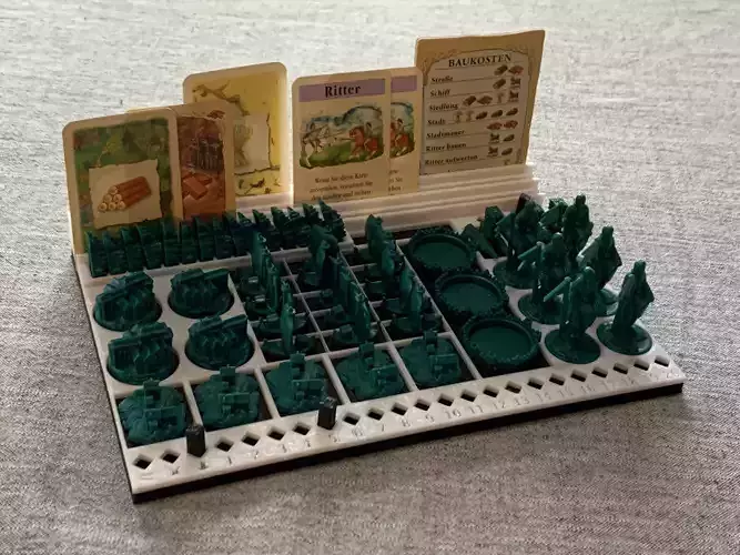 Catan Player Organizer 3D print model
