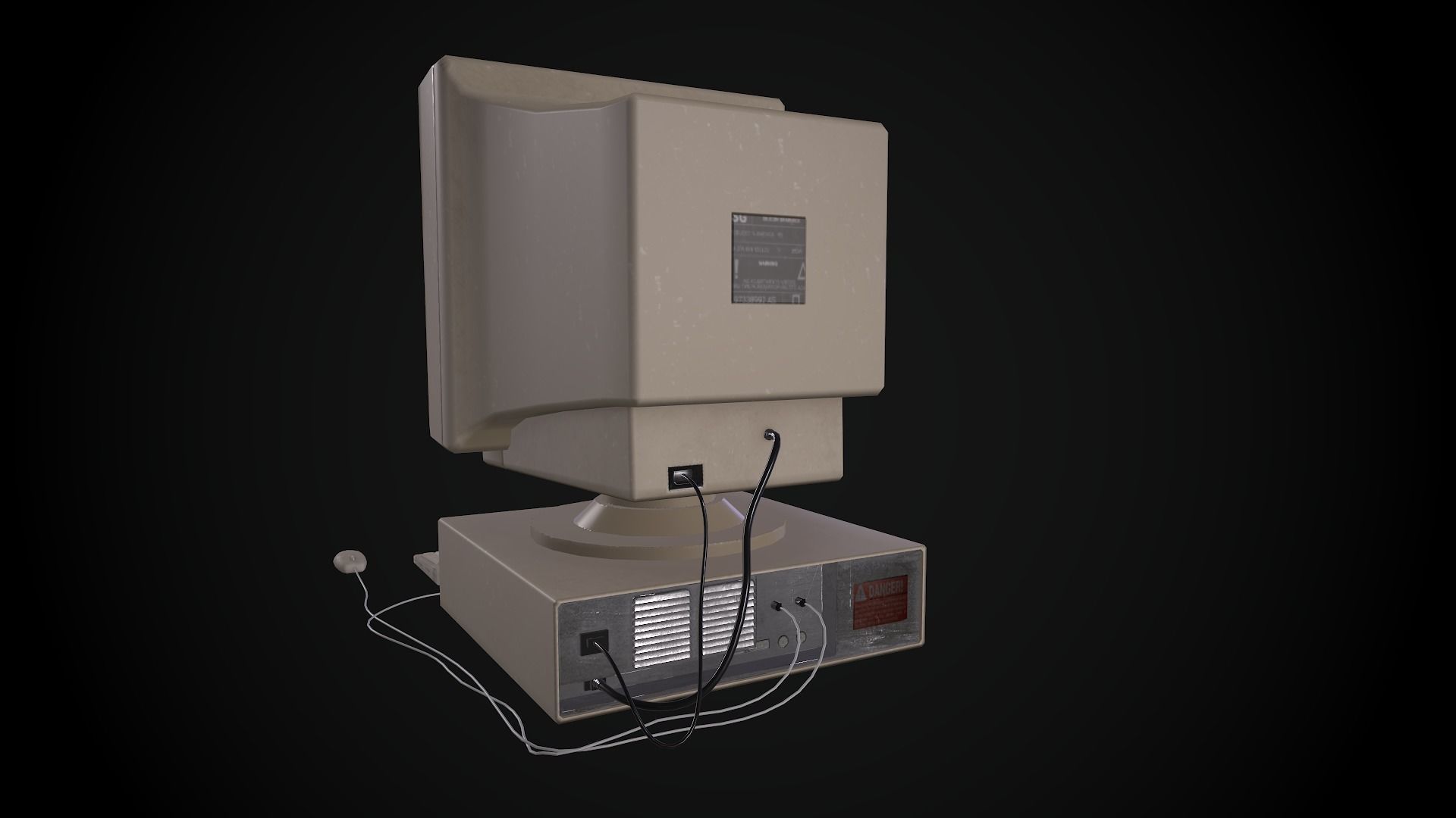 90s Pc Desktop style 02 Low-poly 3D model 3D model_4