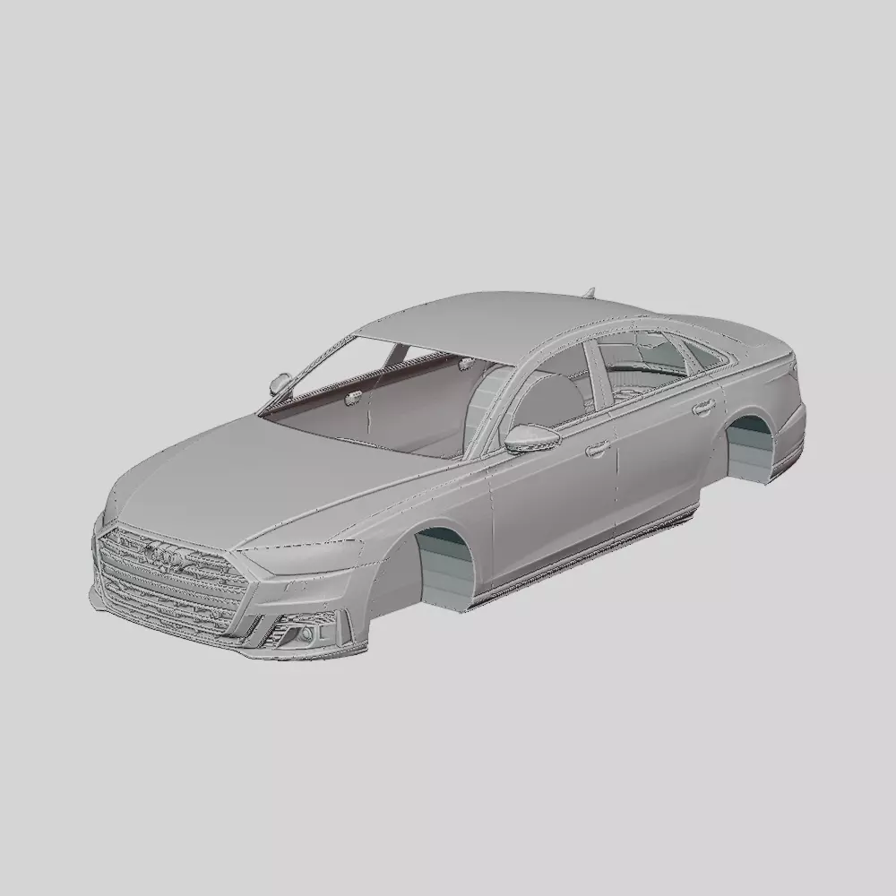 Audi S8 2020 Printable Body 3D print model_0