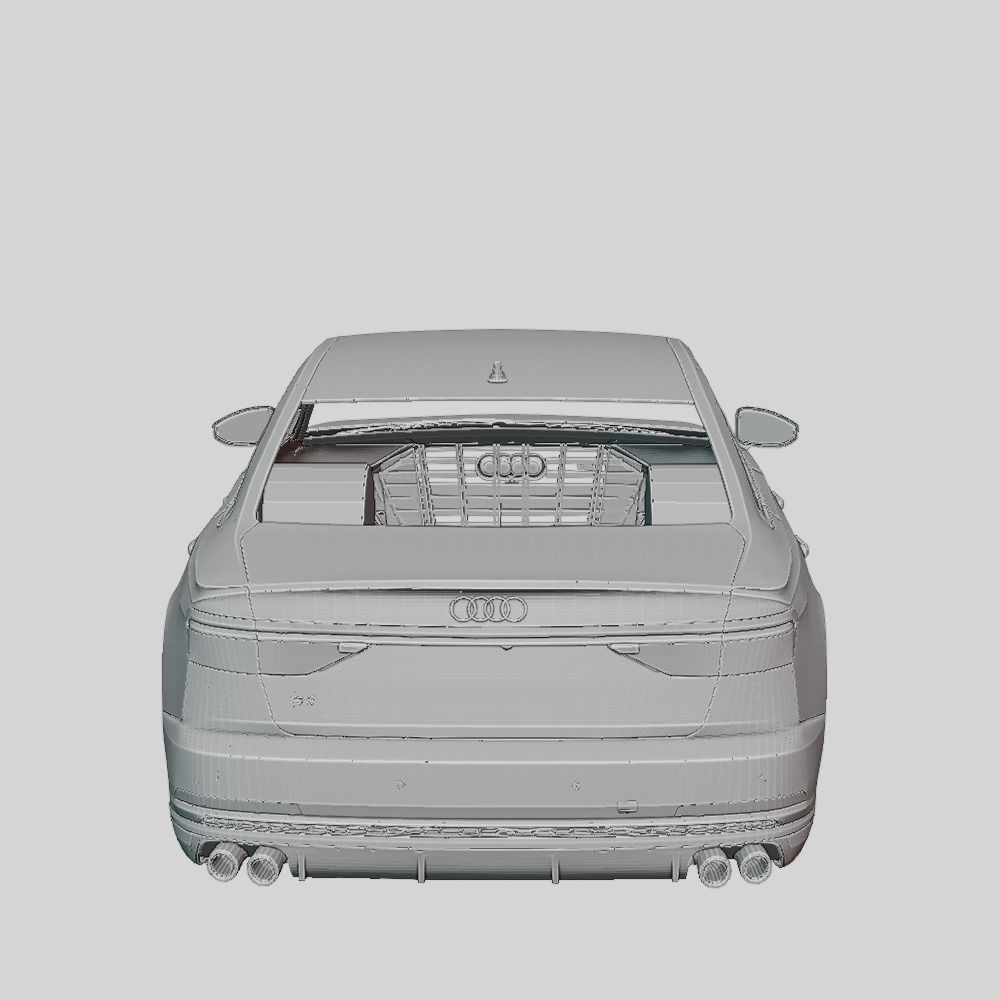 Audi S8 2020 Printable Body 3D print model_4