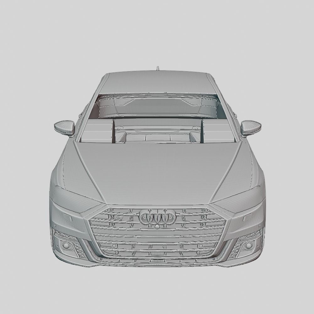 Audi S8 2020 Printable Body 3D print model_5
