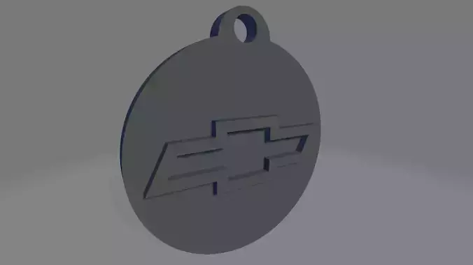 Chevrolet Keychain 3D print model