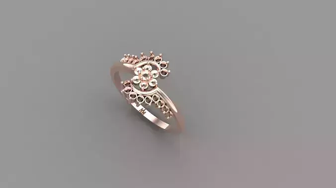 Wedding Engagement Women Ring 3D print model