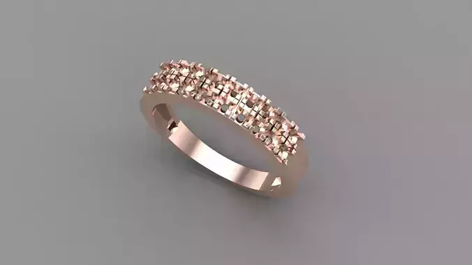 Wedding Engagement Women Ring 3D print model 3D print model