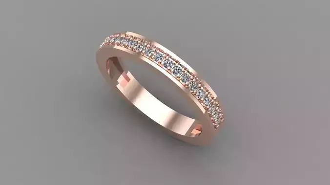 Wedding Engagement Women Ring 3D print model