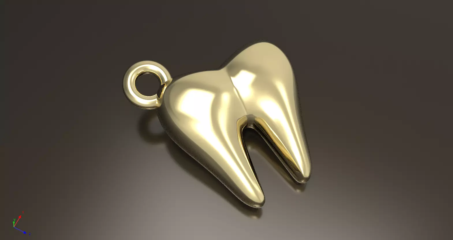pendant tooth Dentist 3D print model