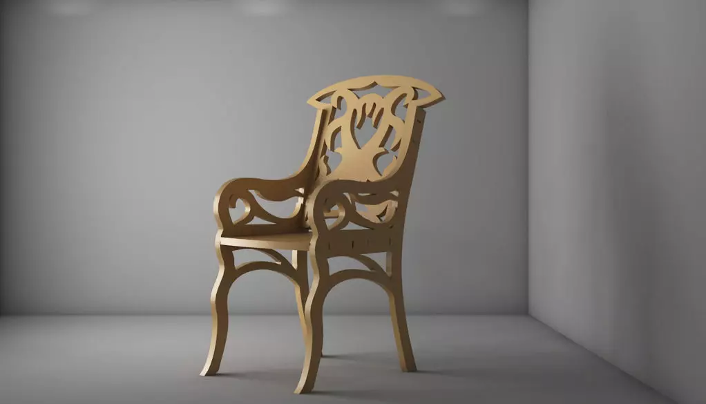 Dining Seat Puzzle 3D print model_0