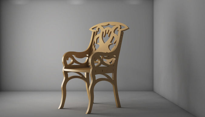 Dining Seat Puzzle 3D print model