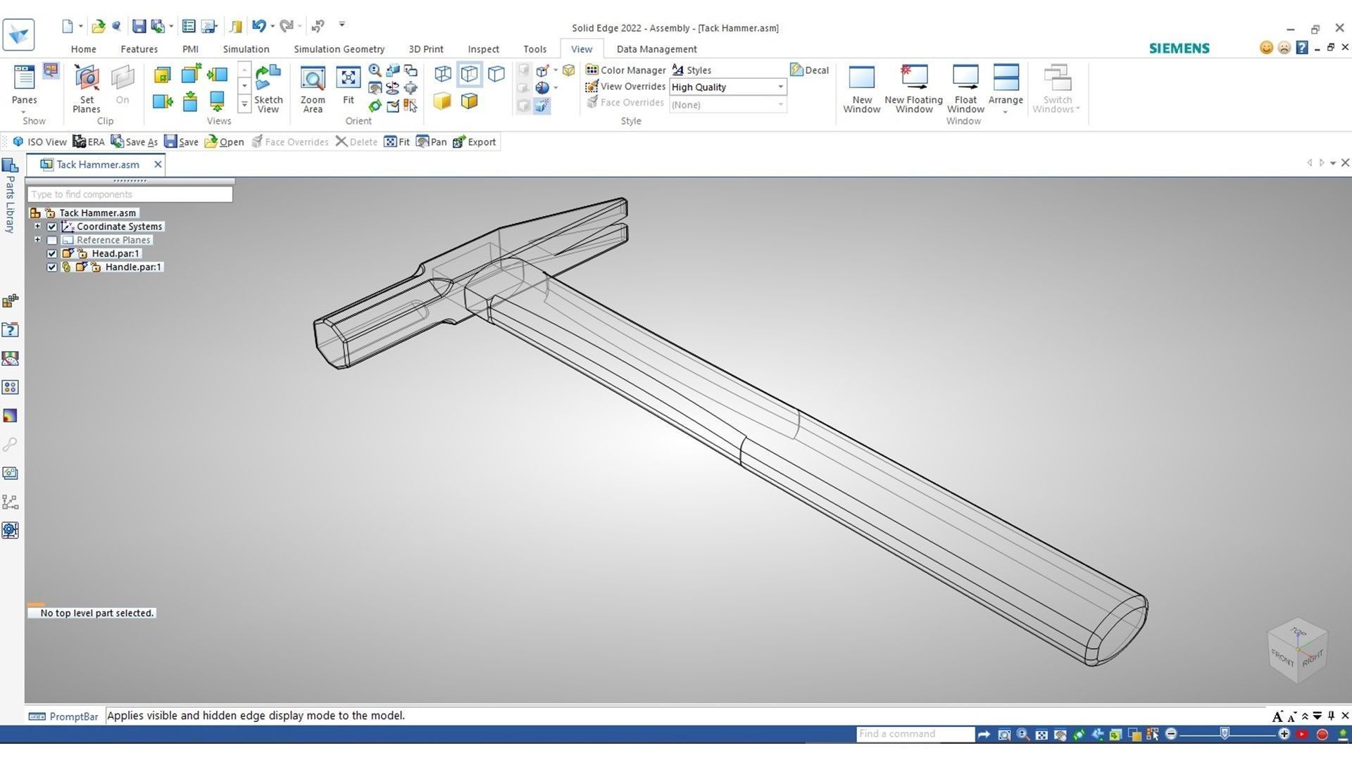 Tack Hammer 3D print model_12