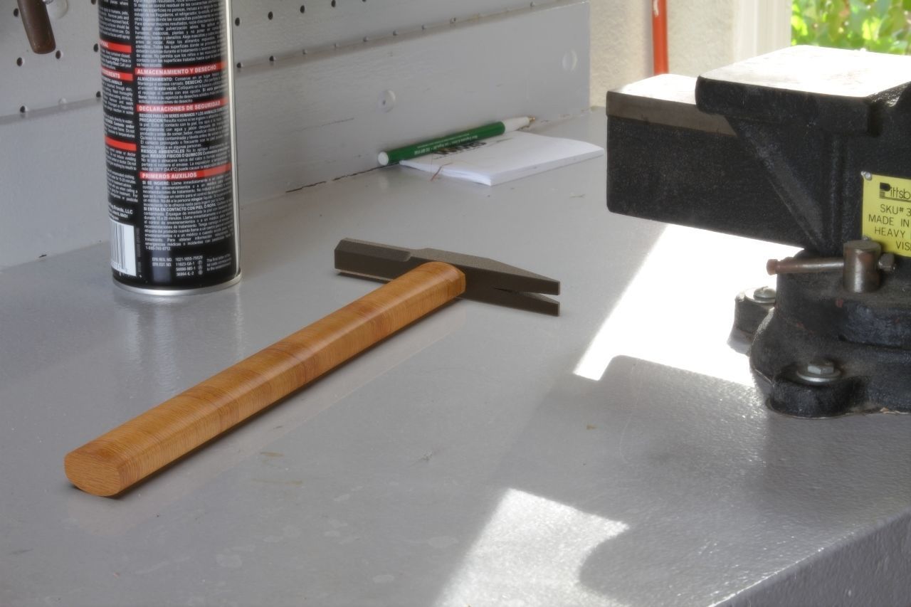 Tack Hammer 3D print model_3