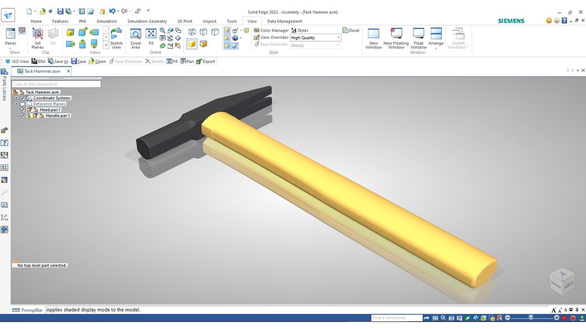 Tack Hammer 3D print model_10