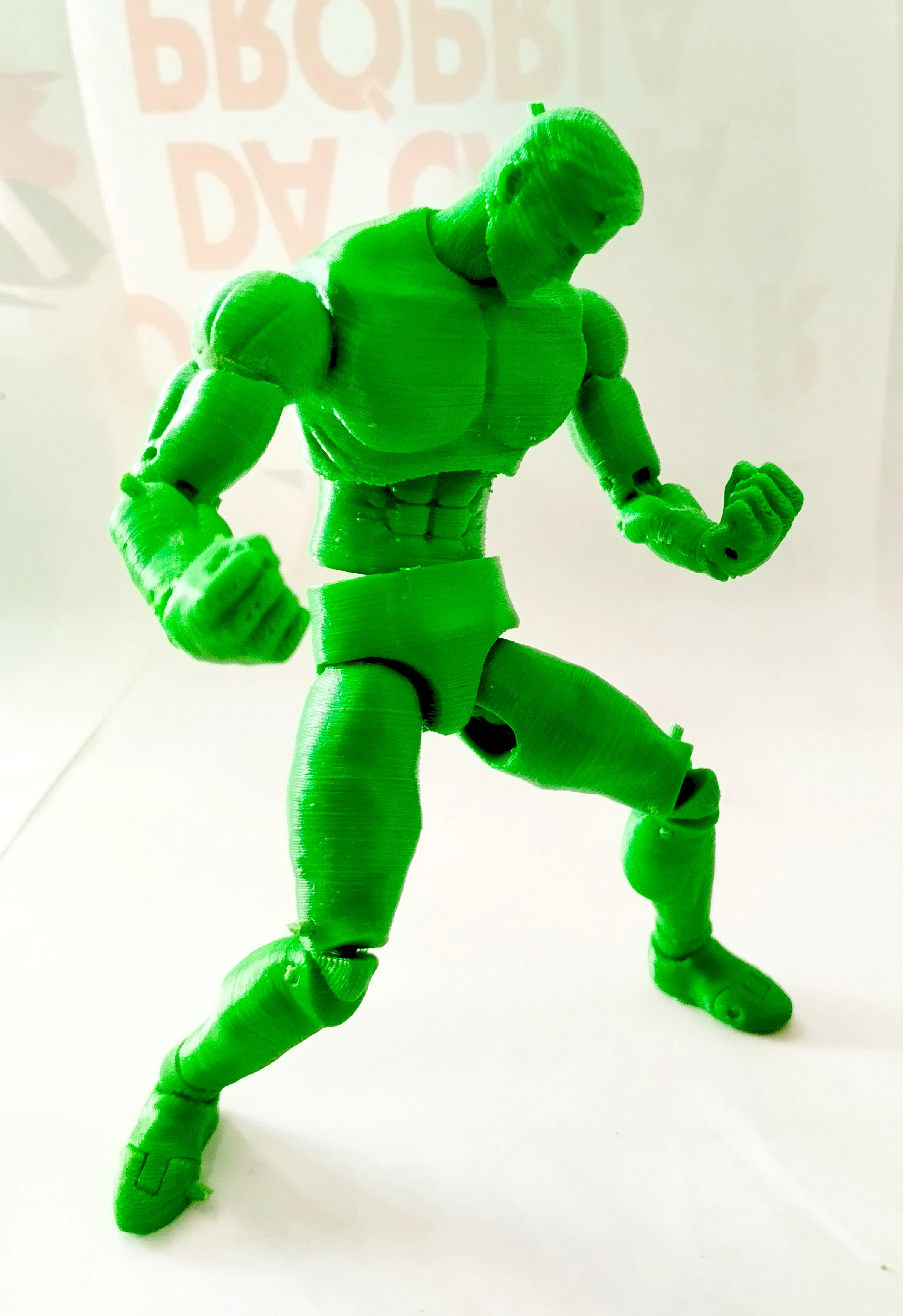 Superman Articulated Action figure 3D print model_8