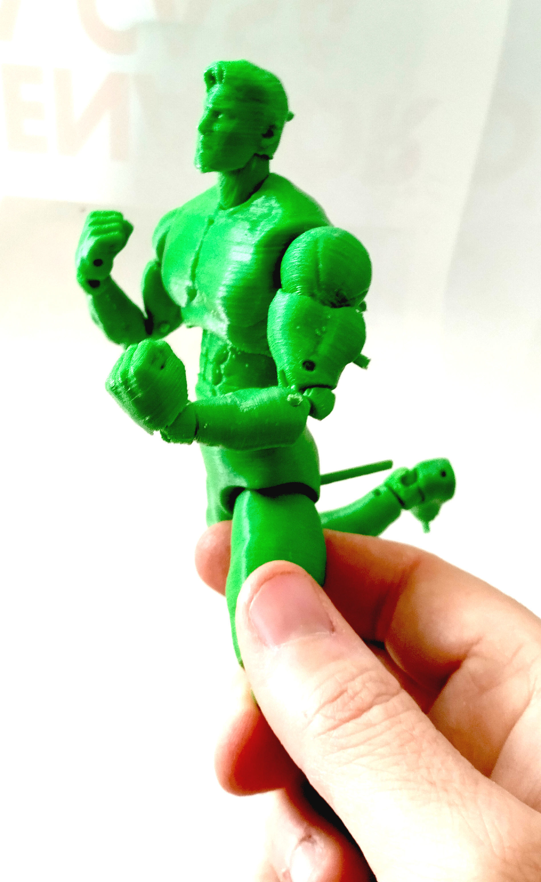 Superman Articulated Action figure 3D print model_6