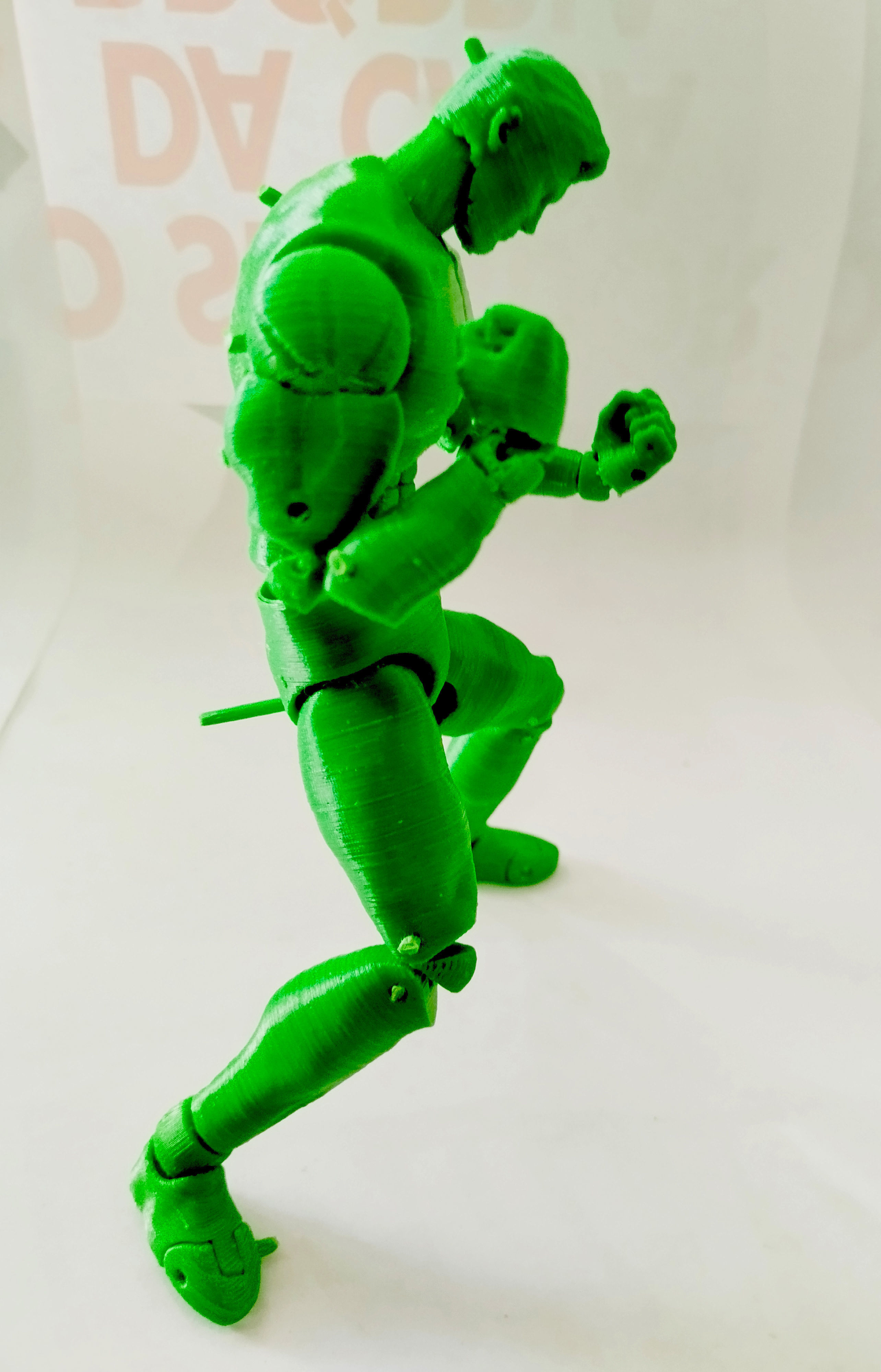 Superman Articulated Action figure 3D print model_7
