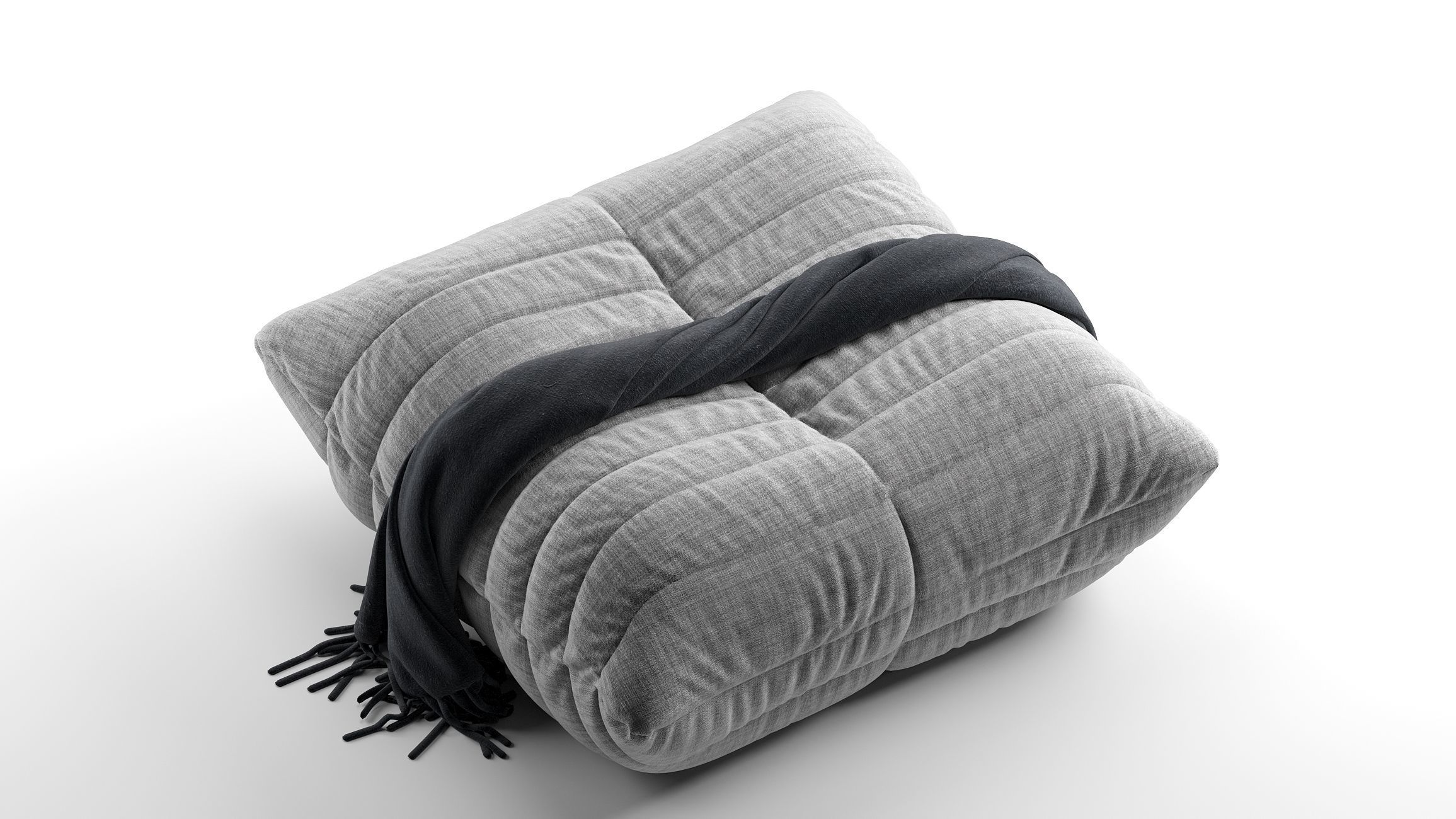 Togo Ottoman 3D model_9