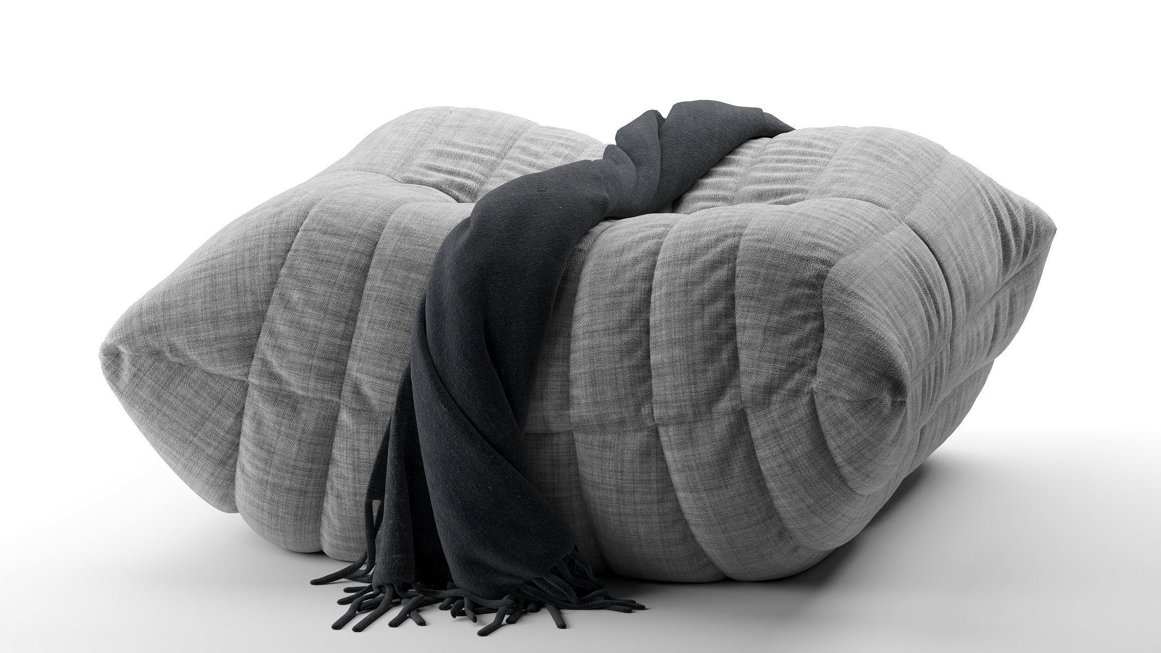 Togo Ottoman 3D model_12