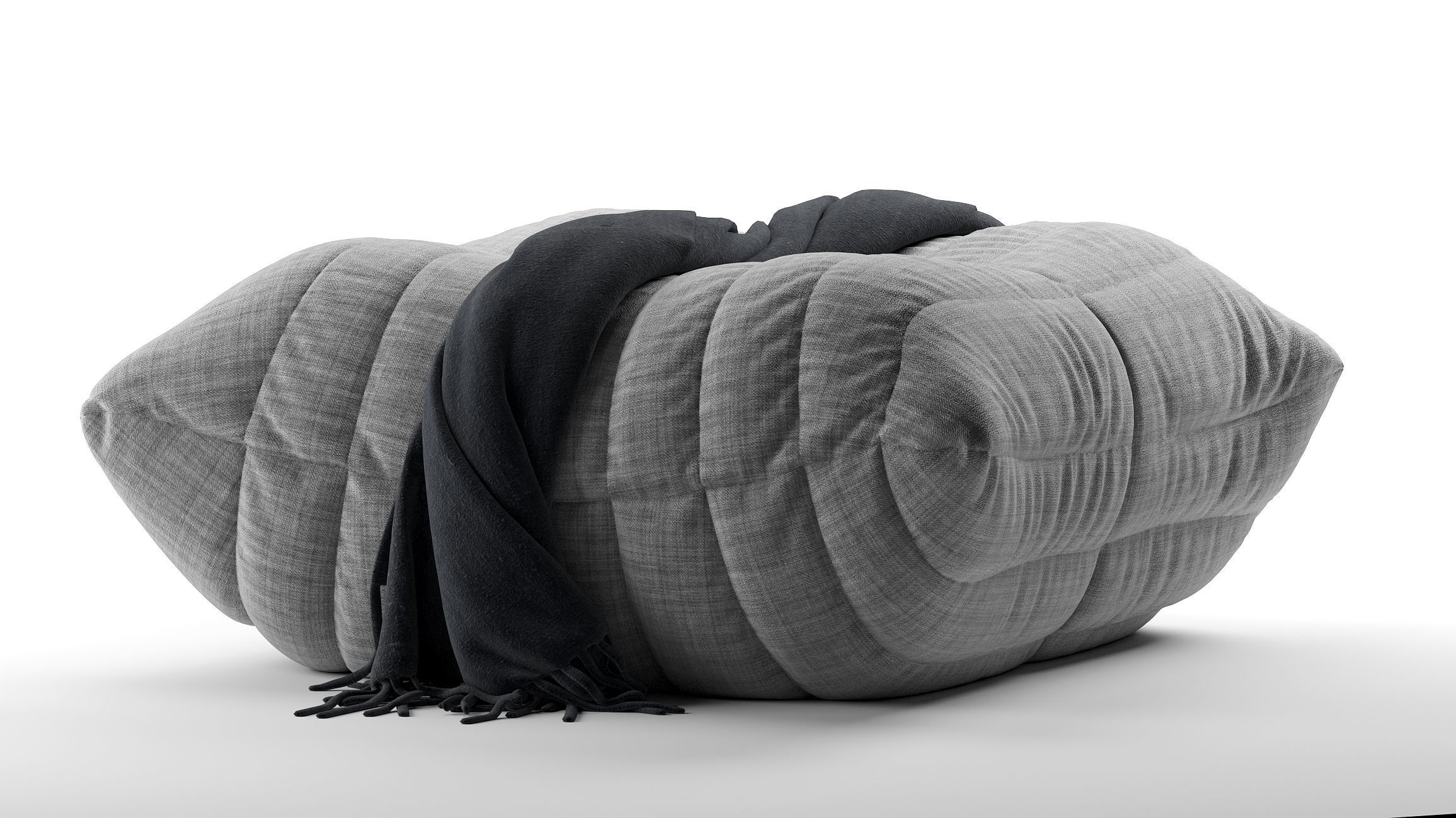 Togo Ottoman 3D model_7