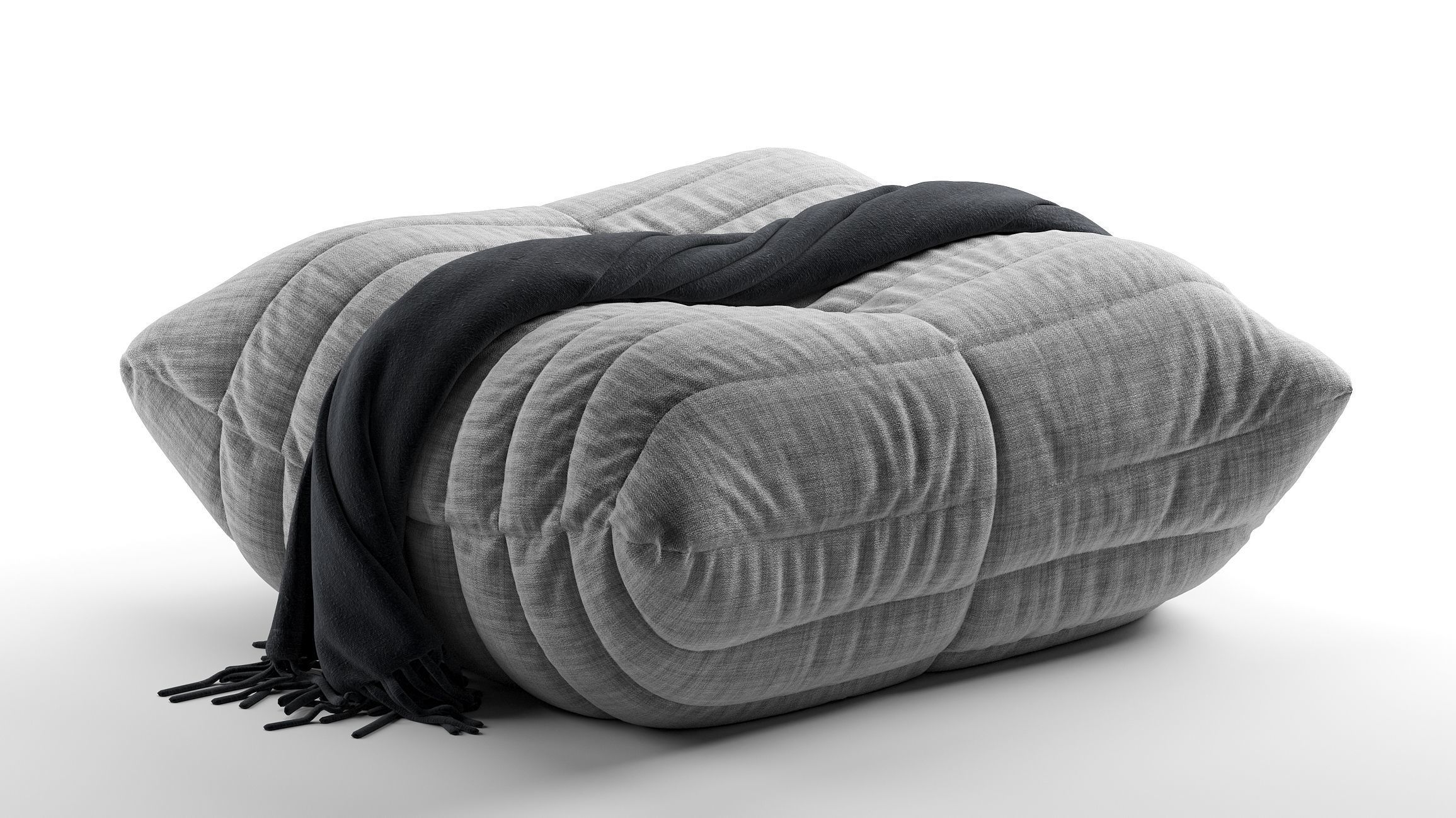 Togo Ottoman 3D model_6