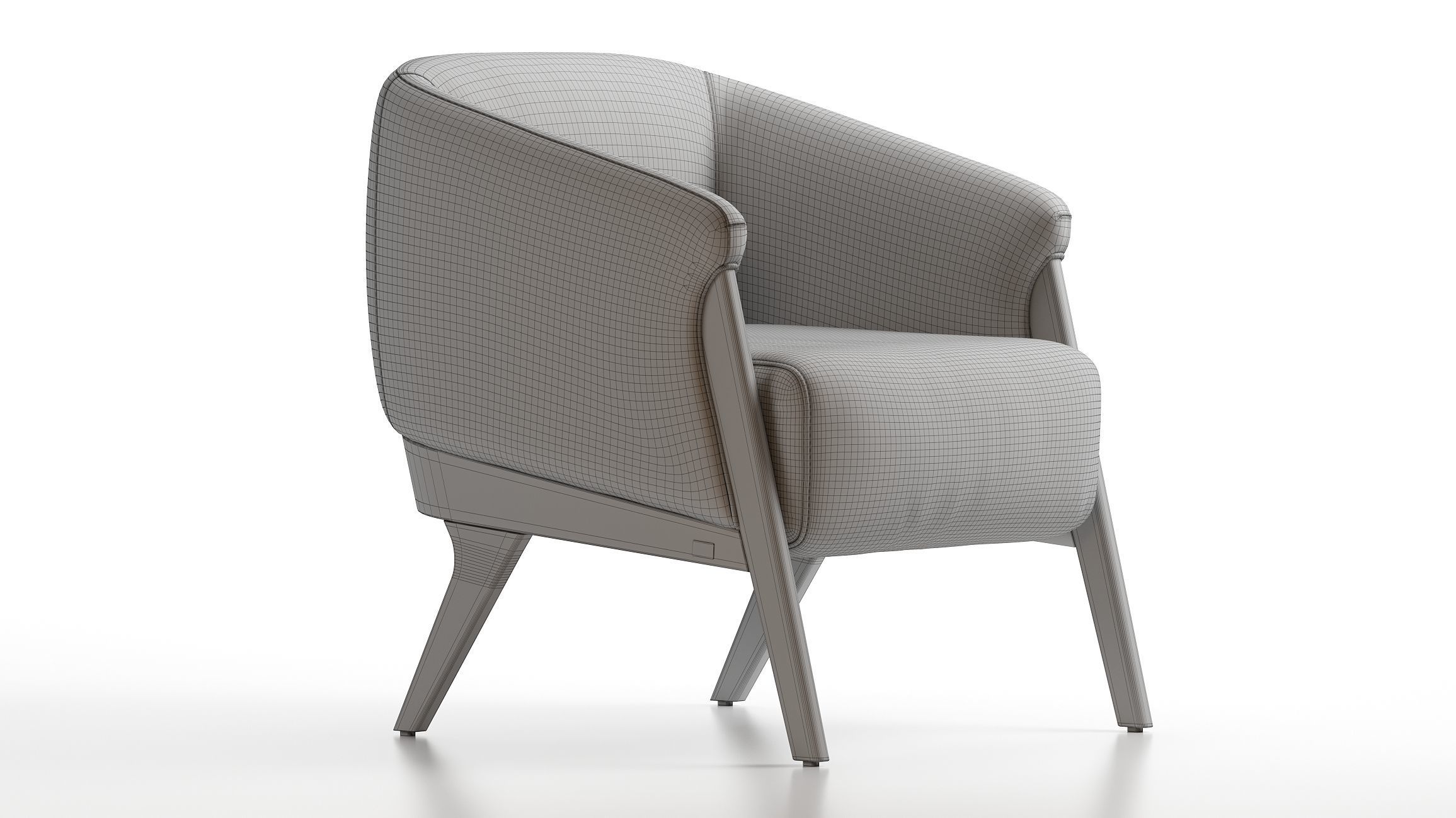 Abra armchair 3D model_24