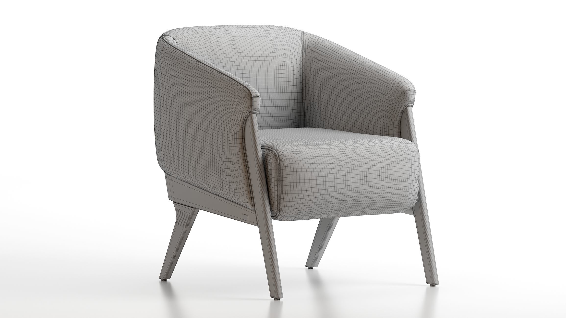 Abra armchair 3D model_25