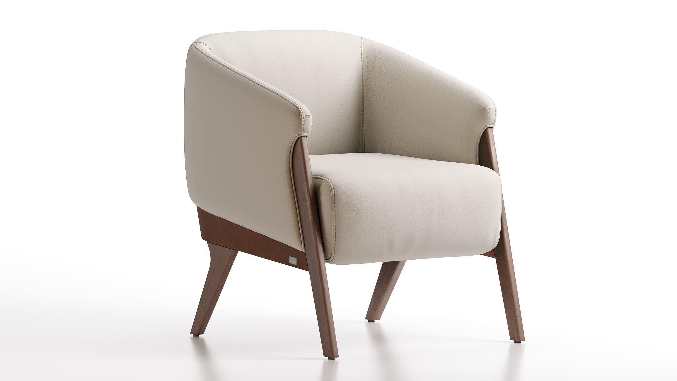 Abra armchair 3D model_2