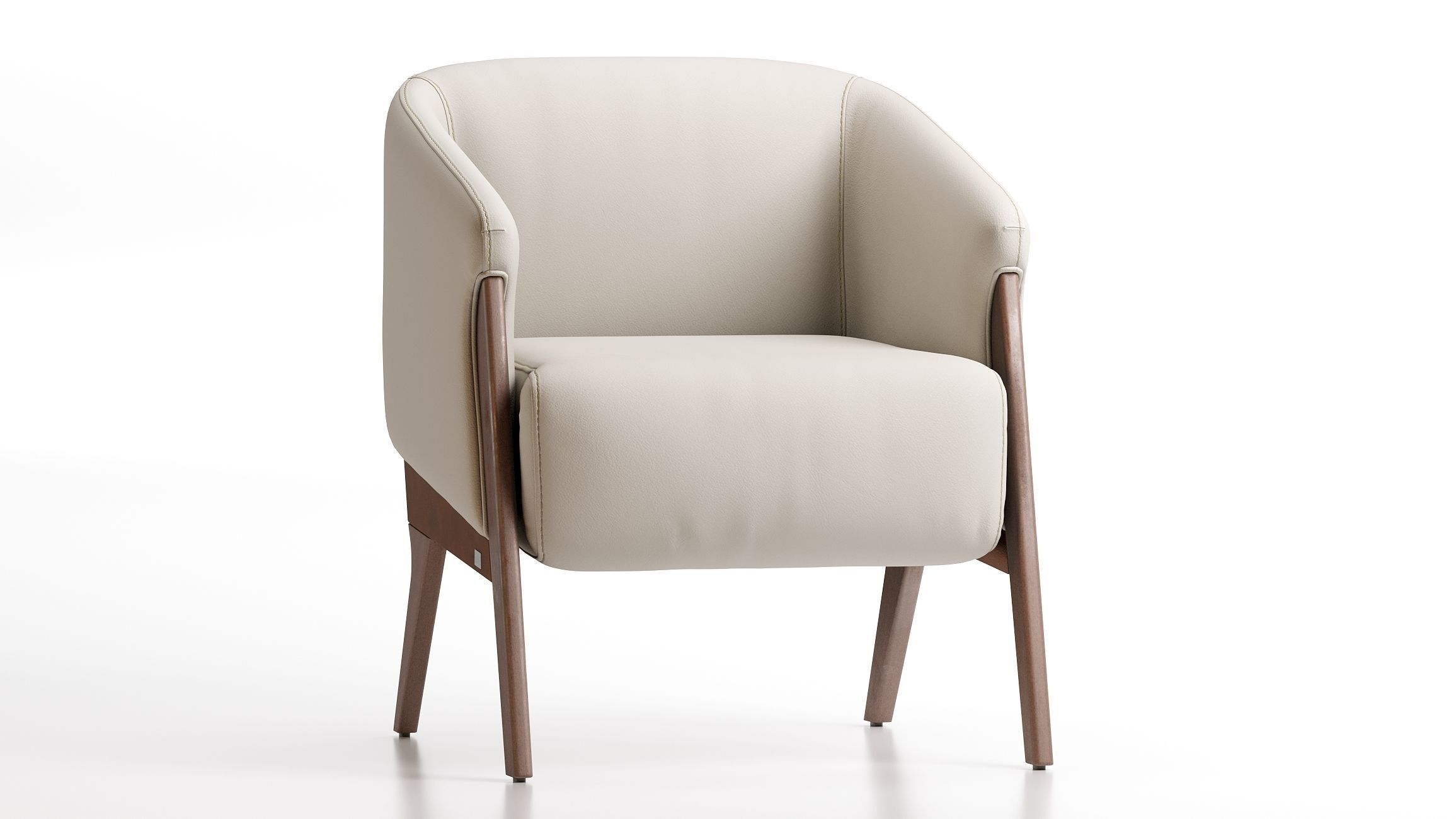 Abra armchair 3D model_3