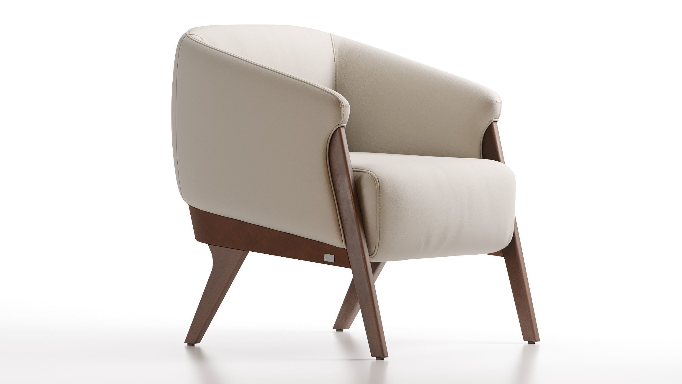 Abra armchair 3D model_1