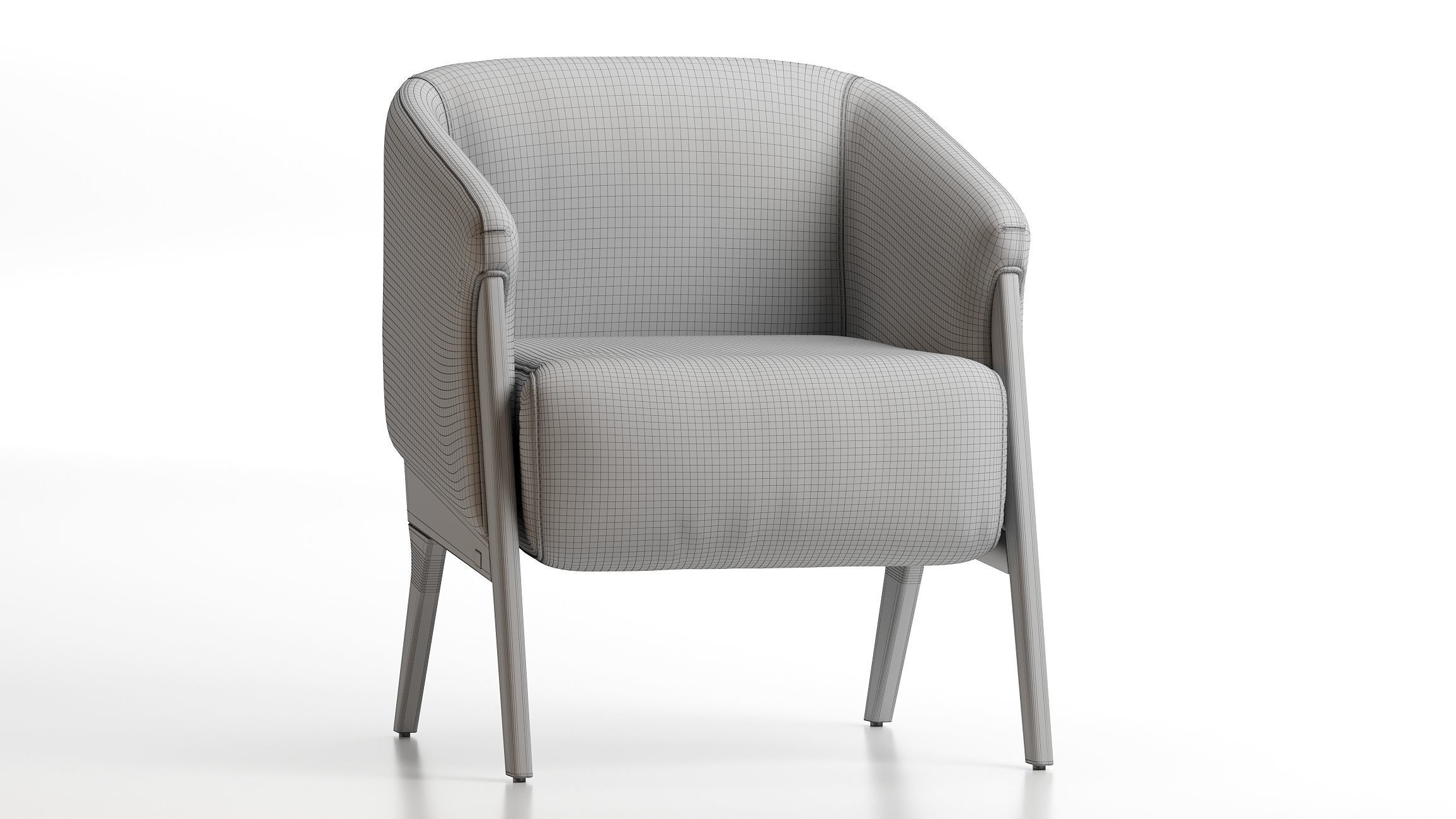 Abra armchair 3D model_26