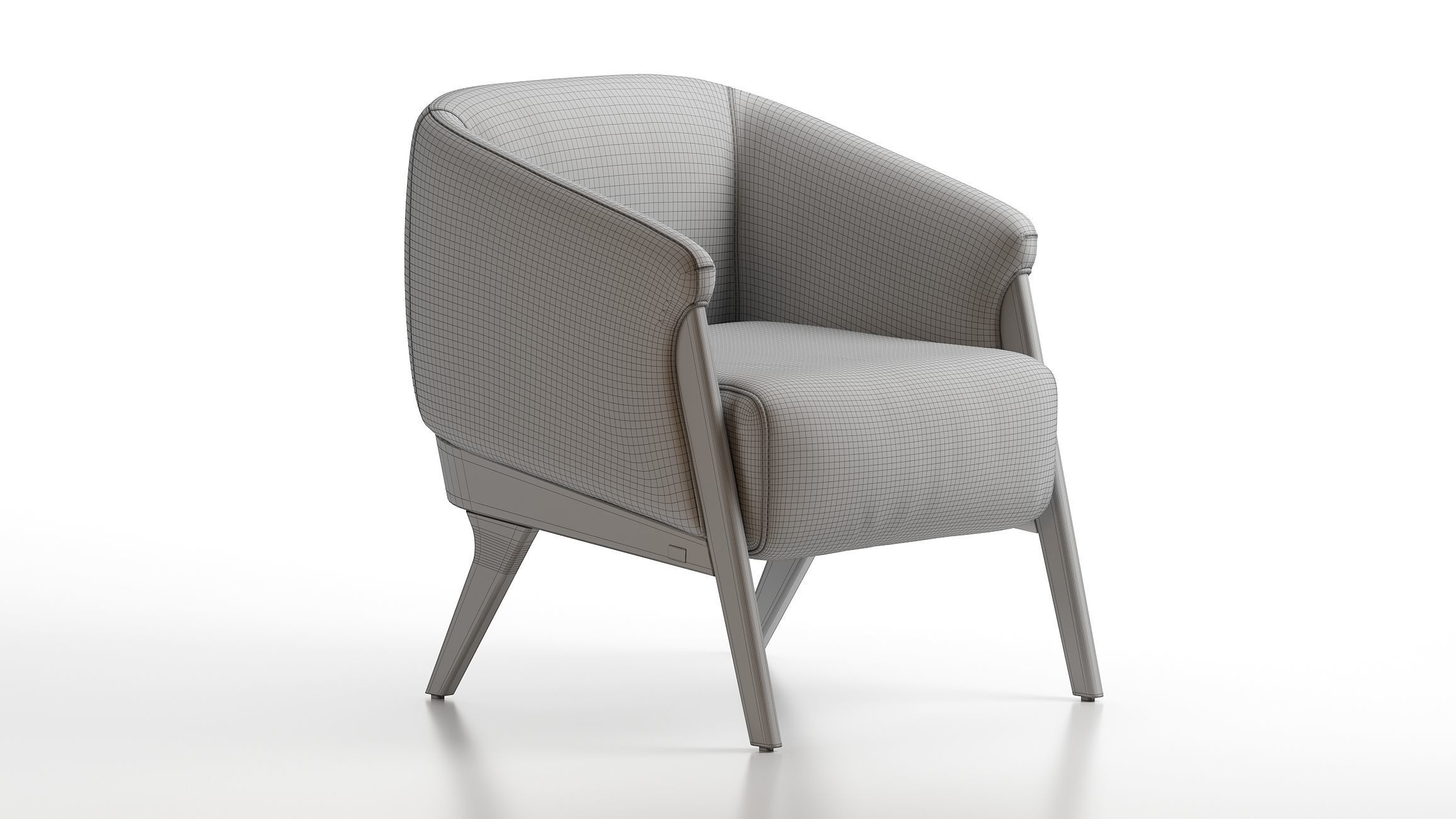 Abra armchair 3D model_23