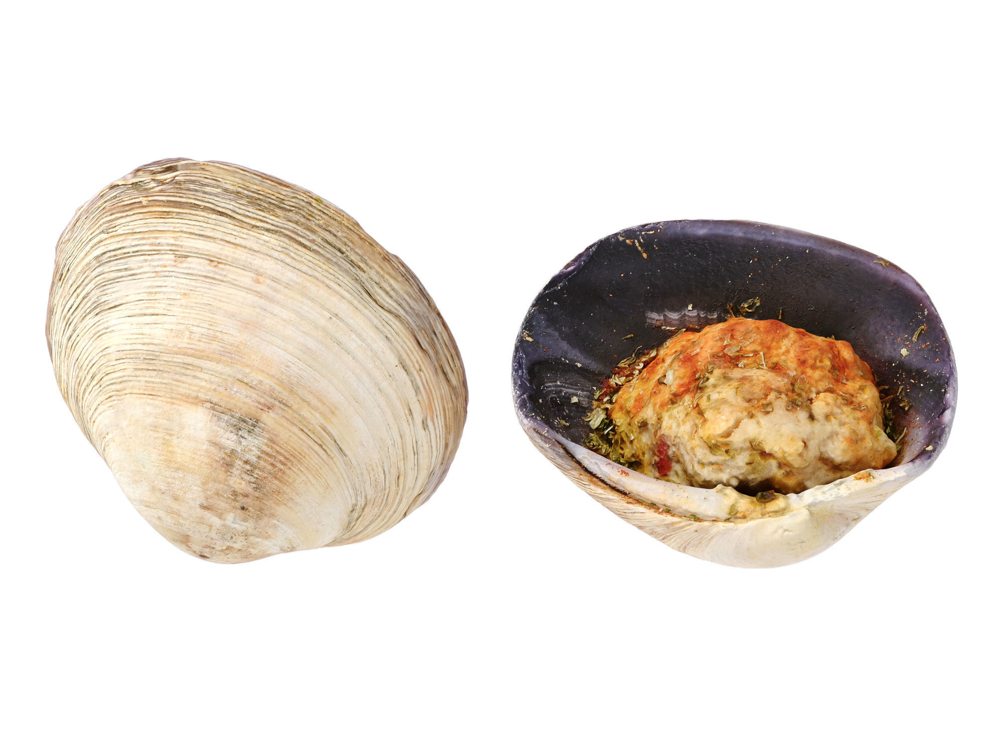 Stuffed Clams 3D model_7