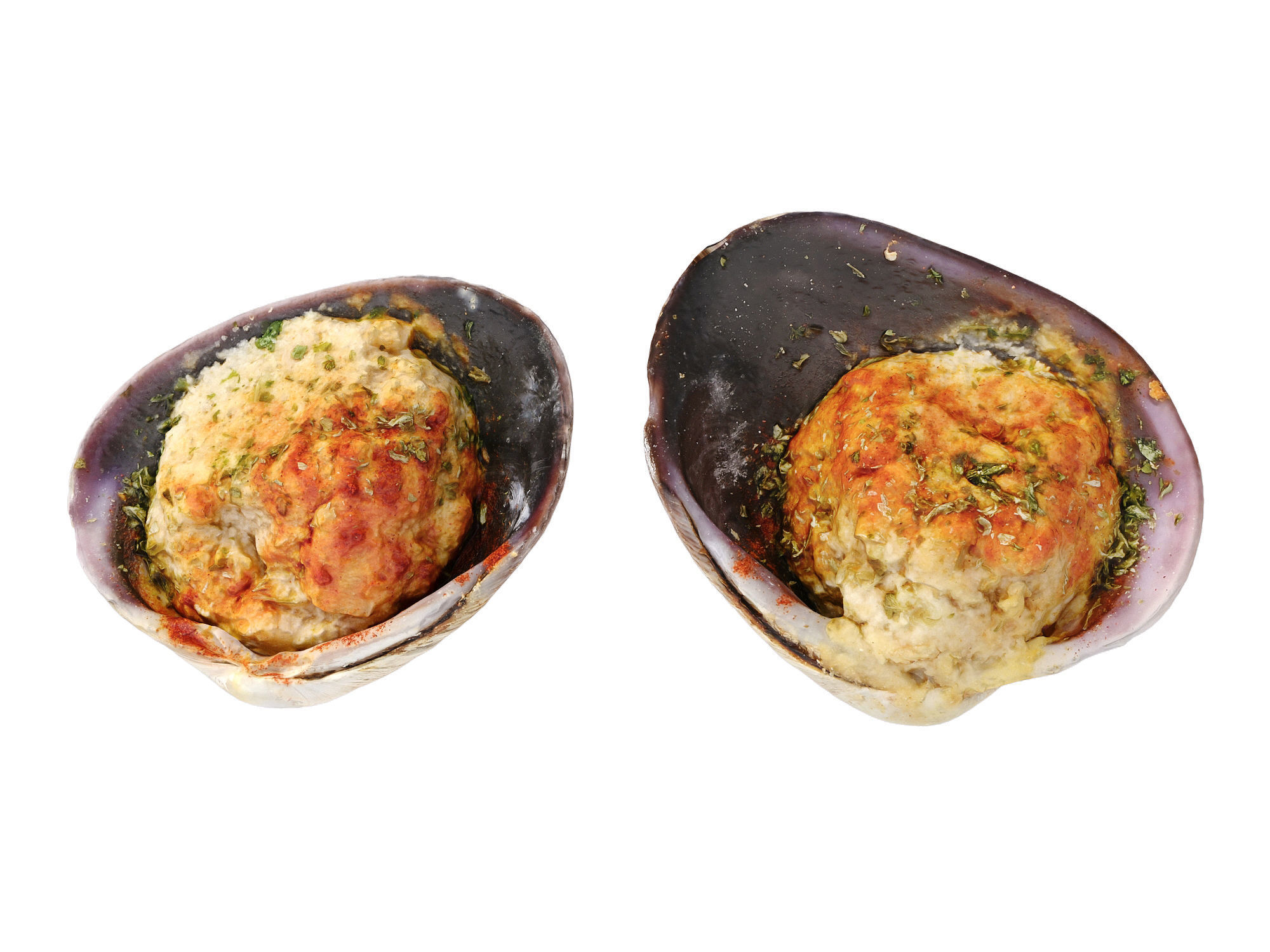 Stuffed Clams 3D model_5