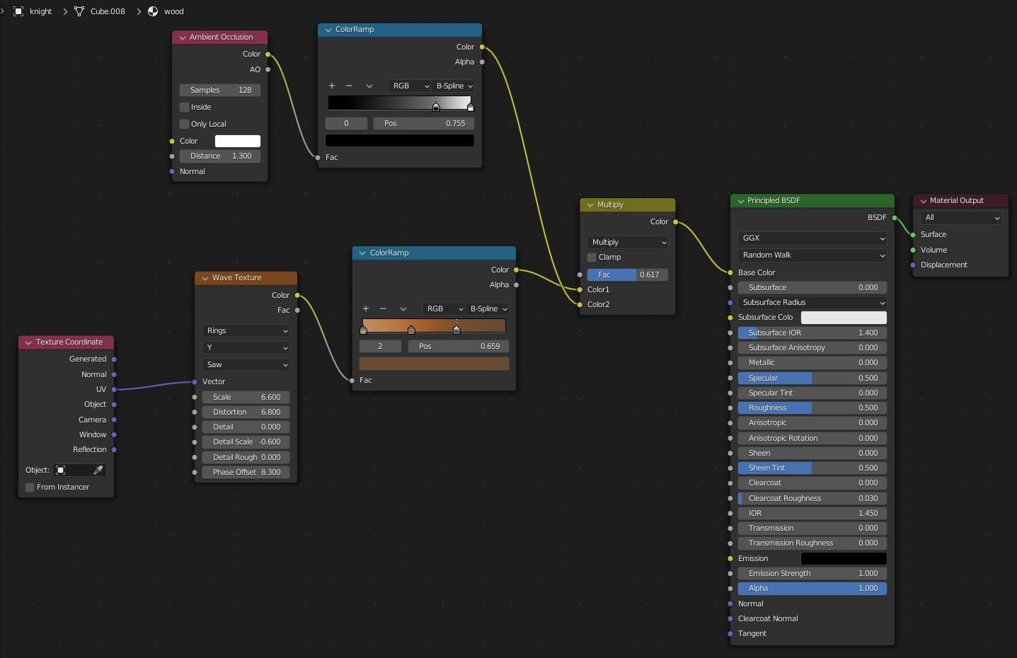 6 chess pawns Low-poly 3D model_10