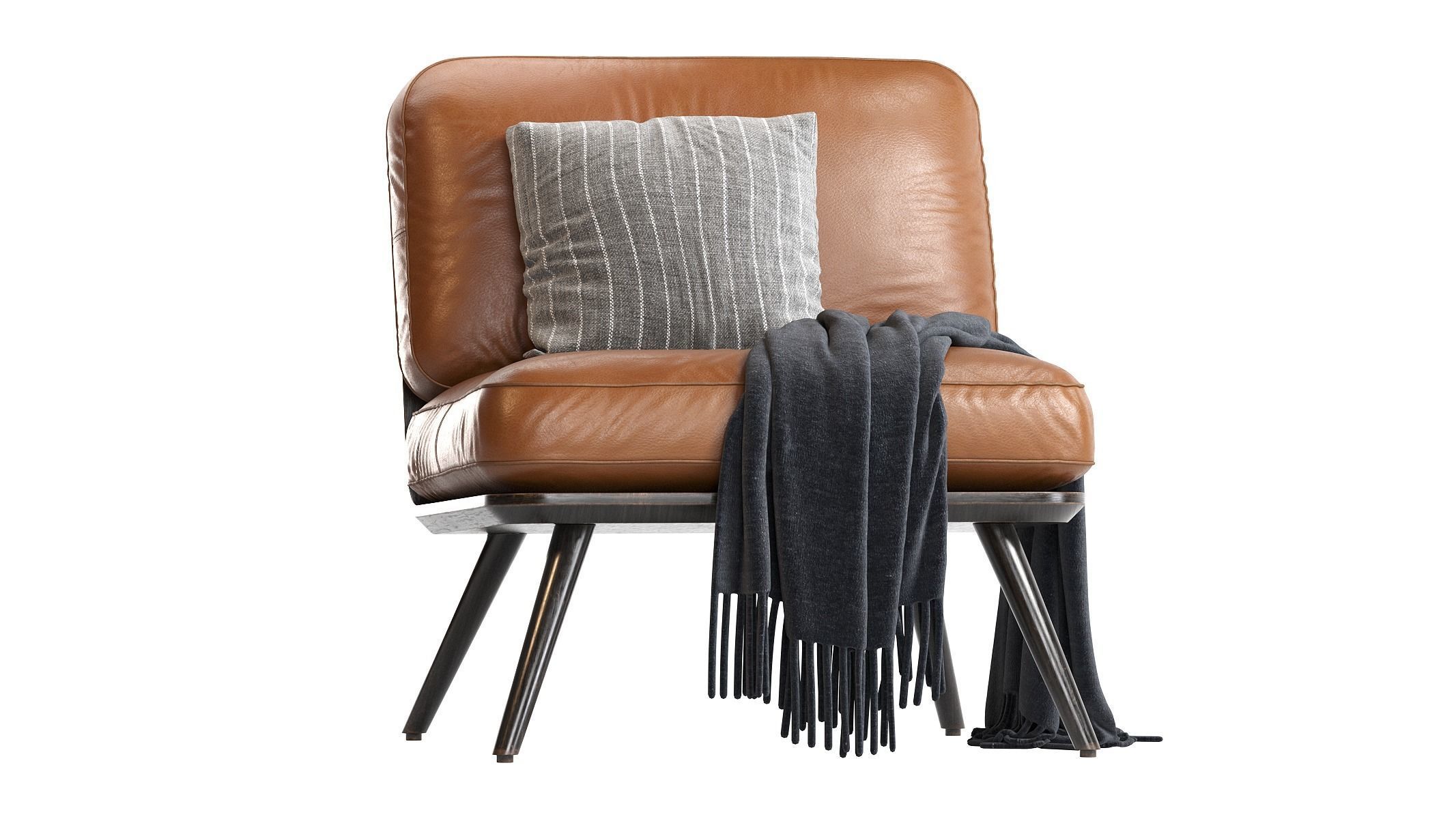 Spine Lounge Chair 3D model_6