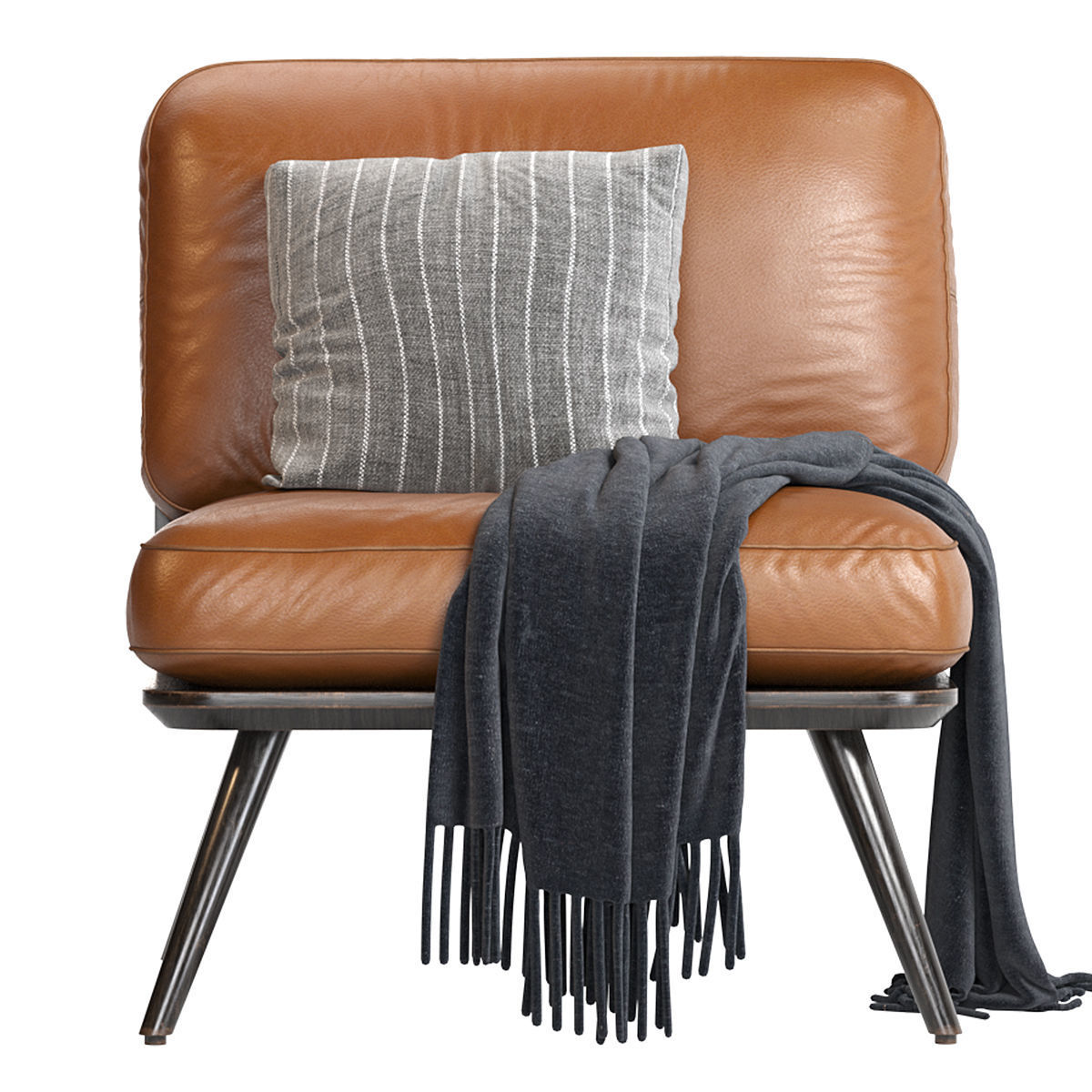 Spine Lounge Chair 3D model_16