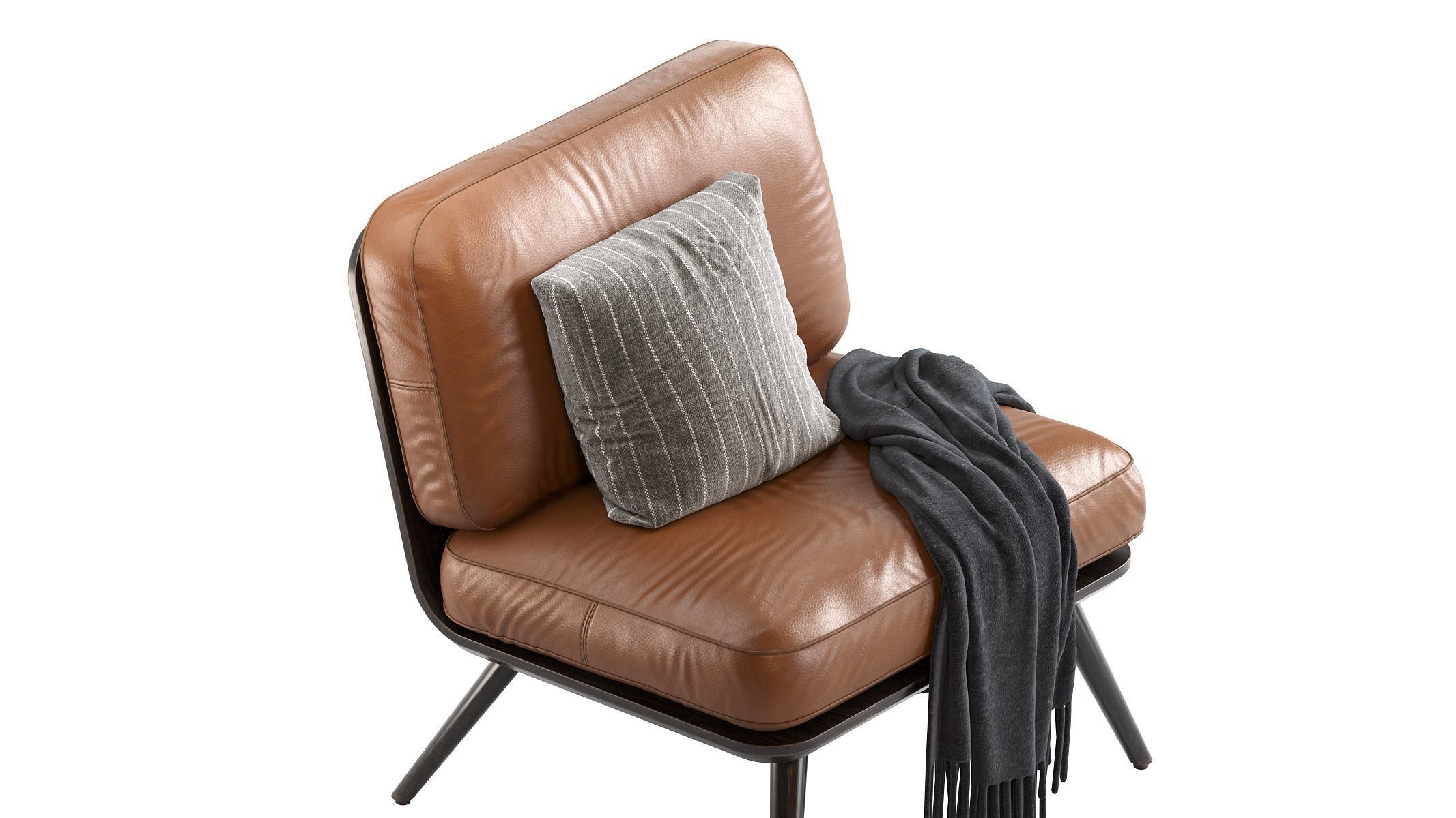 Spine Lounge Chair 3D model_2