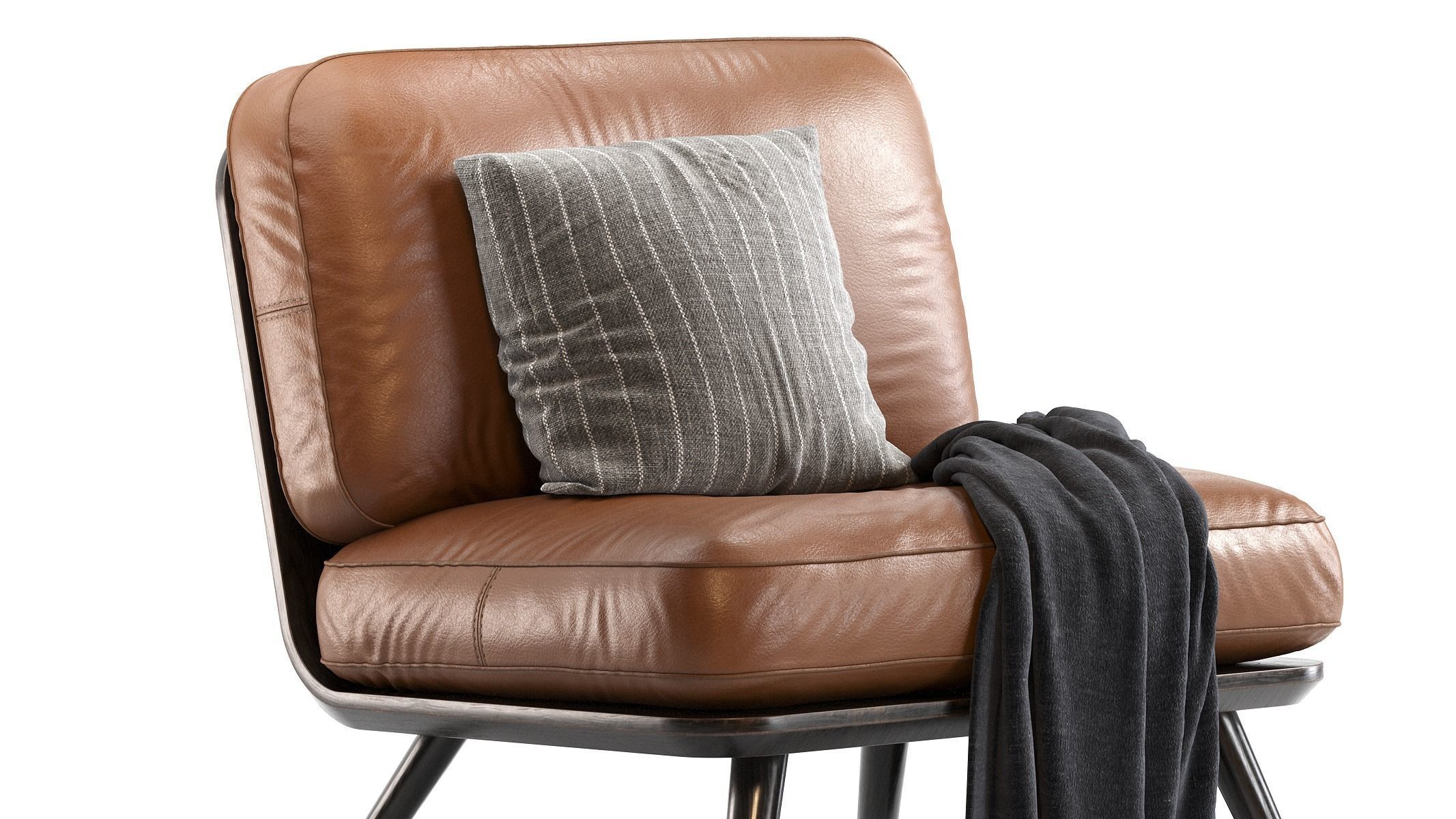 Spine Lounge Chair 3D model_4