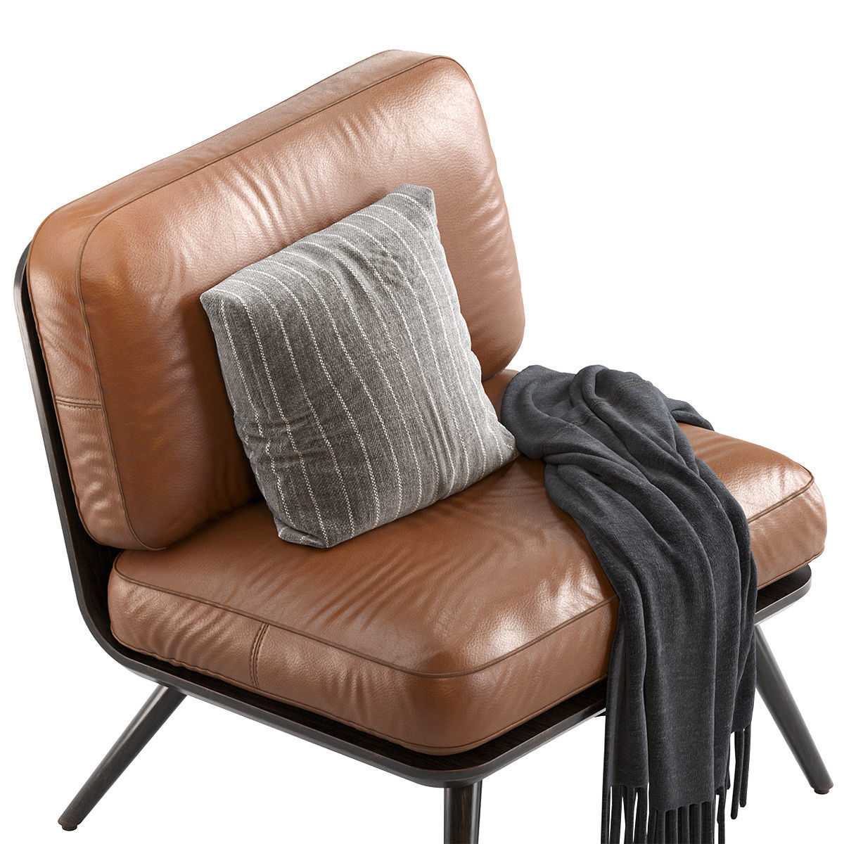 Spine Lounge Chair 3D model_15