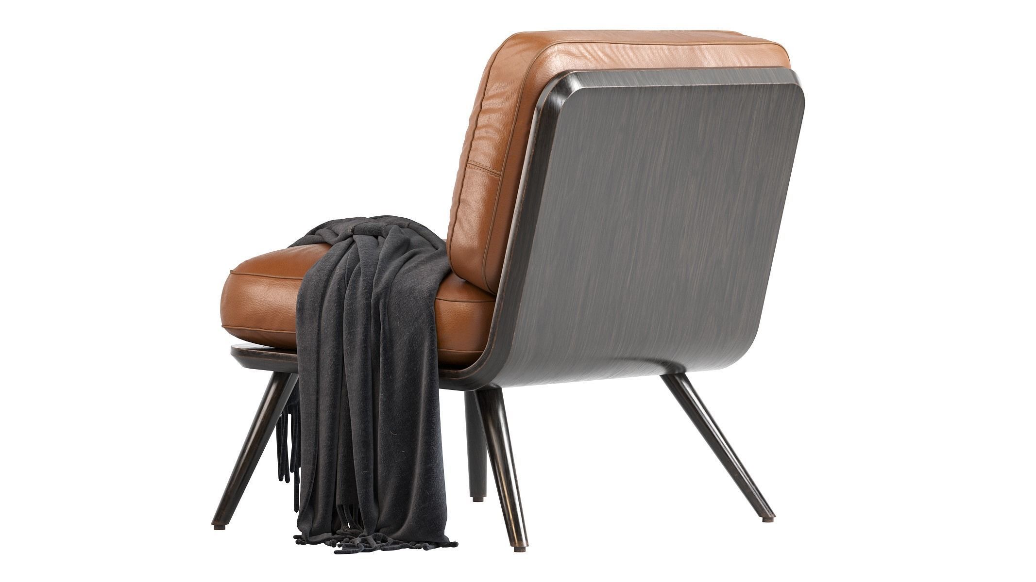 Spine Lounge Chair 3D model_8